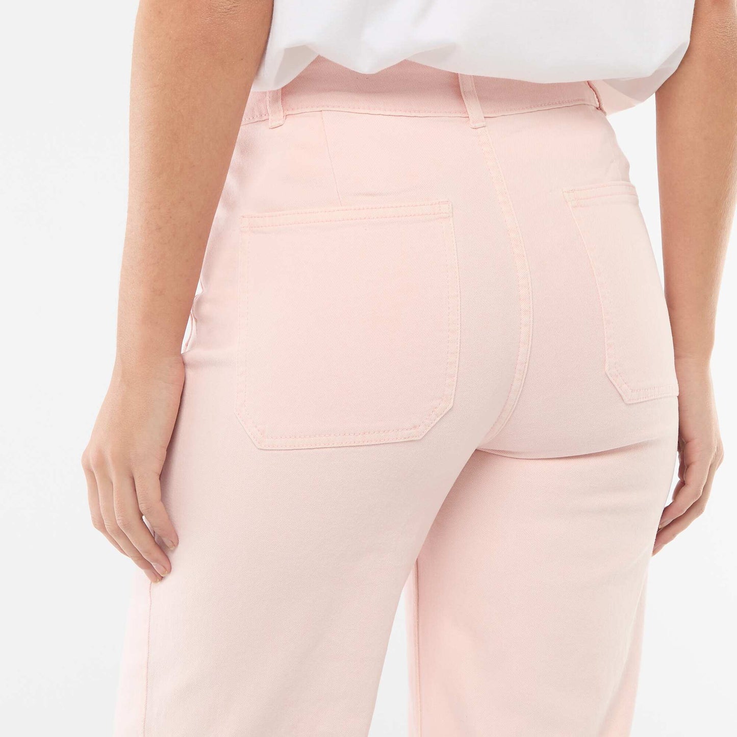 Colorful Wide Leg Pants PINK