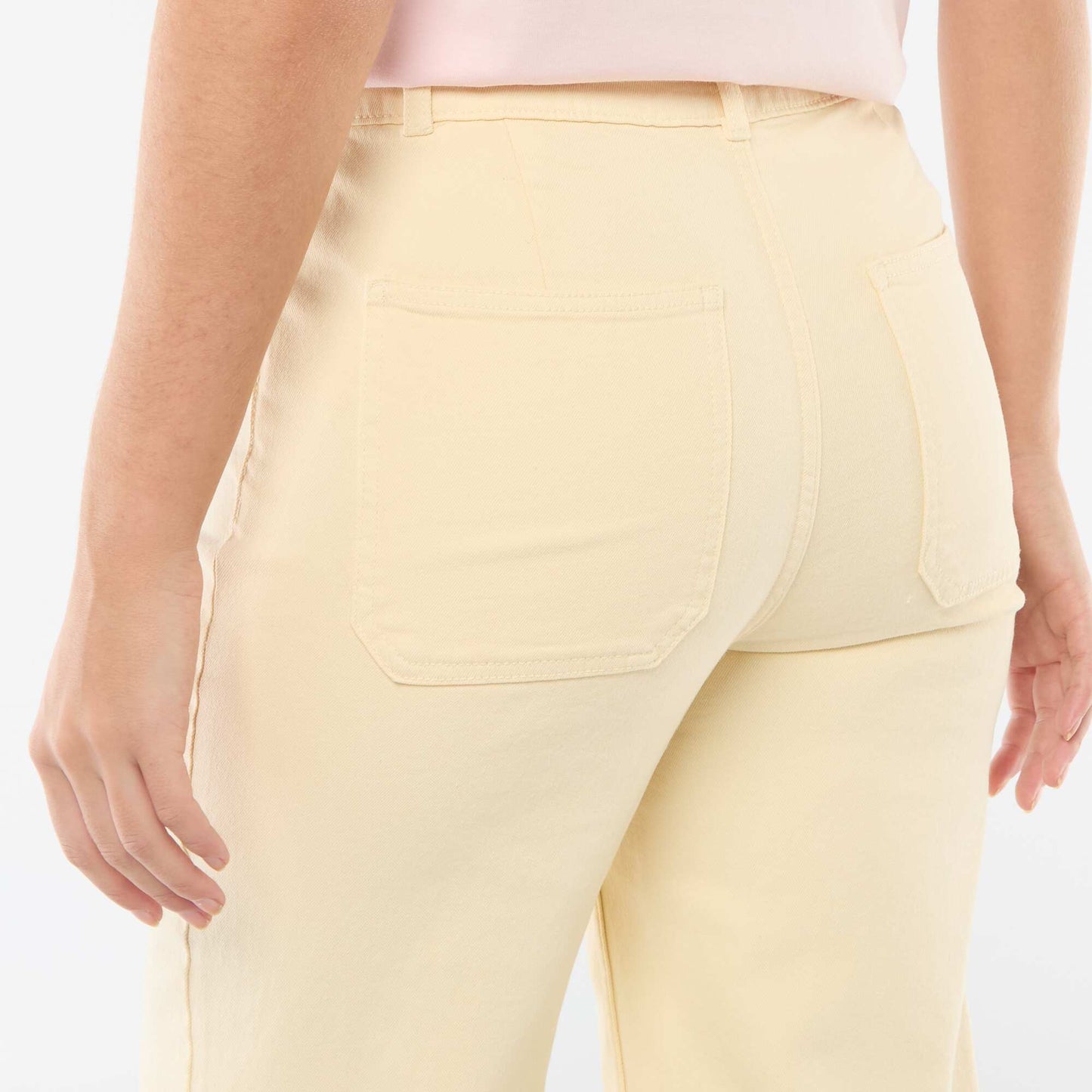 Colorful Wide Leg Pants YELLOW