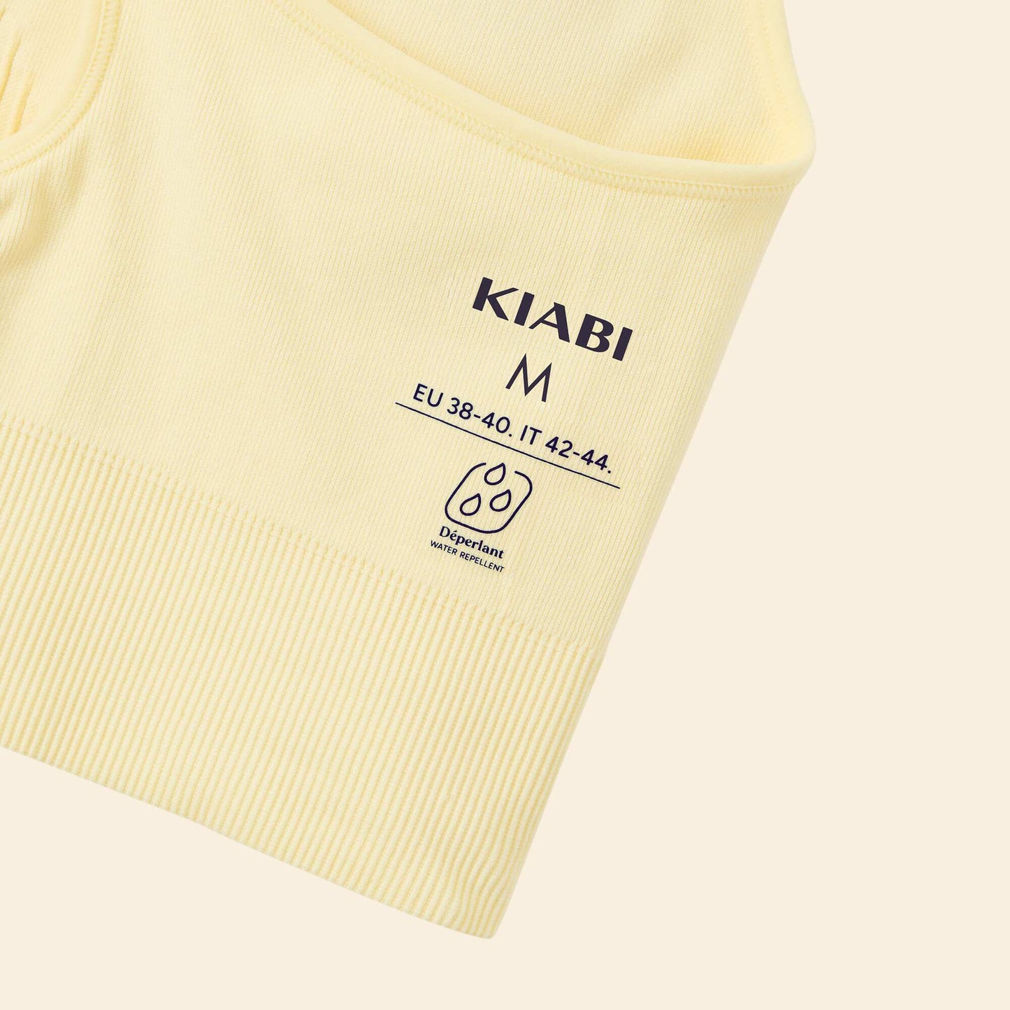 Light Support Ribbed Sports Bra YELLOW