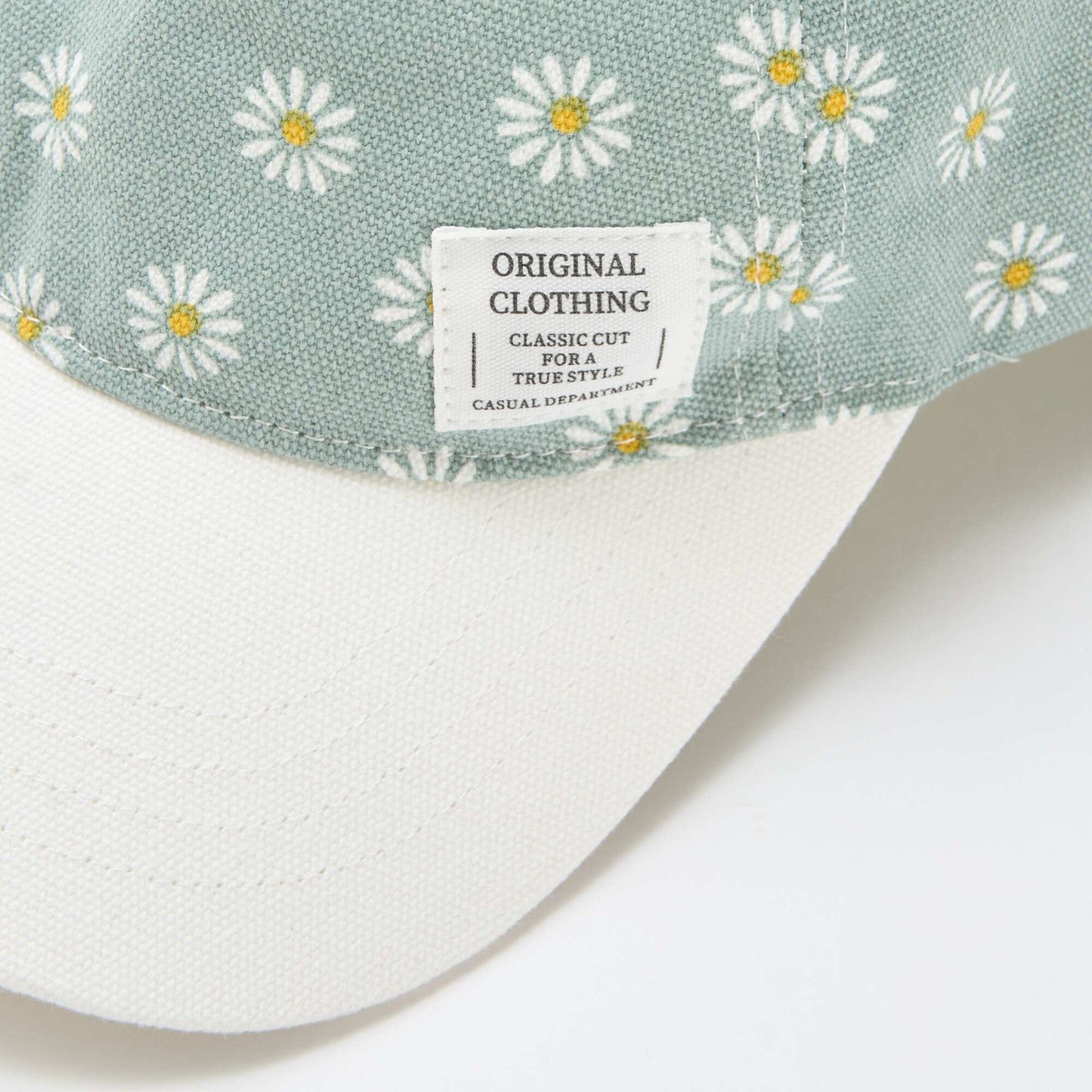 Adjustable Patterned Baseball Cap with Hook-and-Loop Fastener GREEN