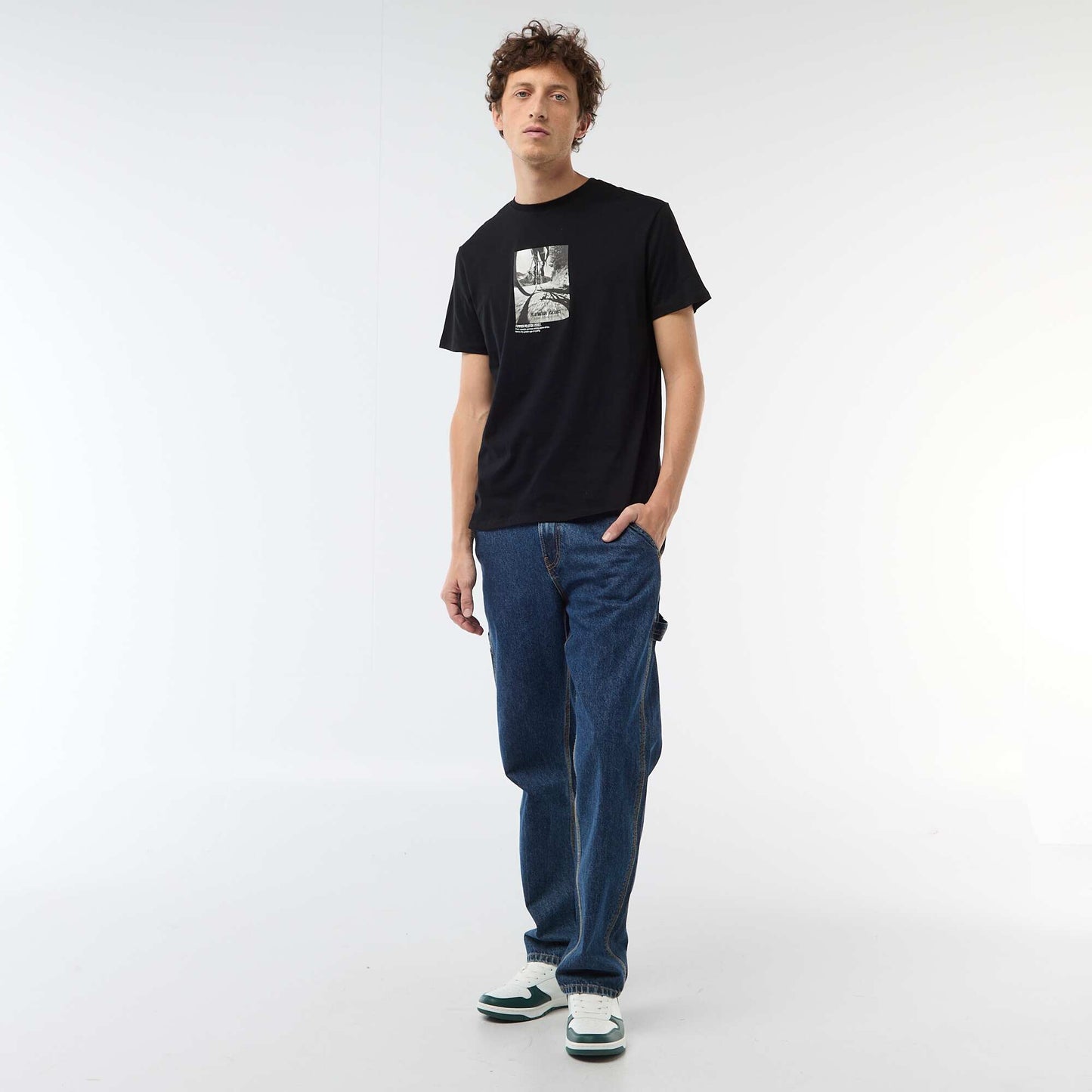 Printed Graphic T-shirt BLACK