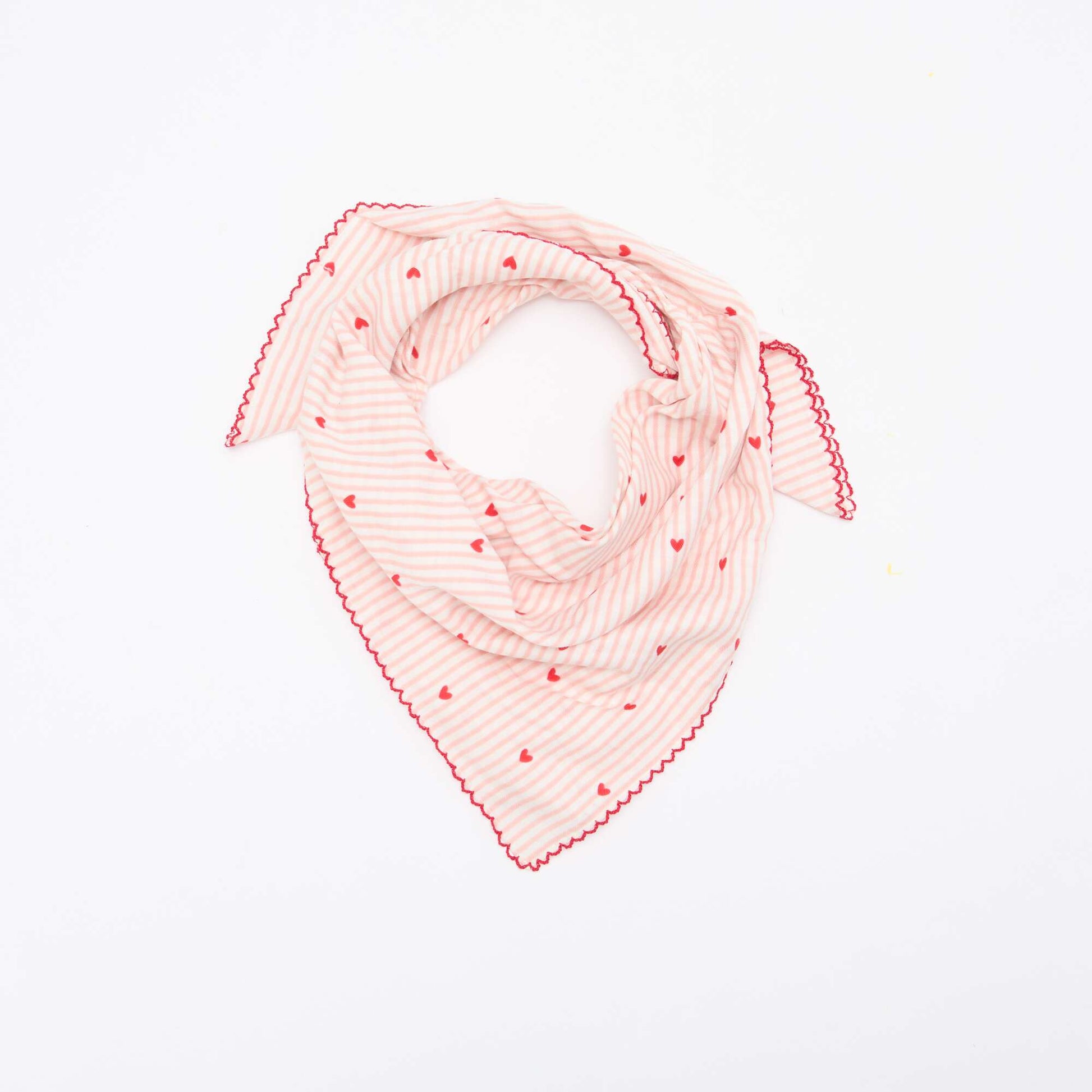 Printed Square Scarf PINK