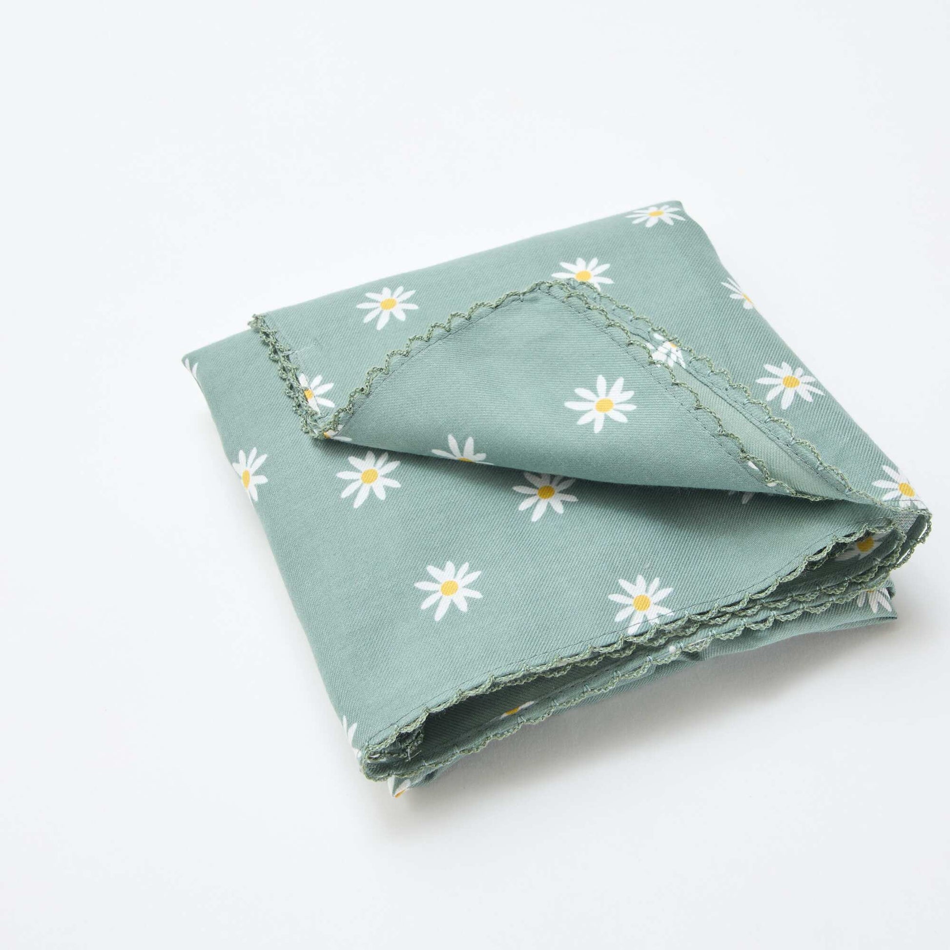 Printed Square Scarf GREEN