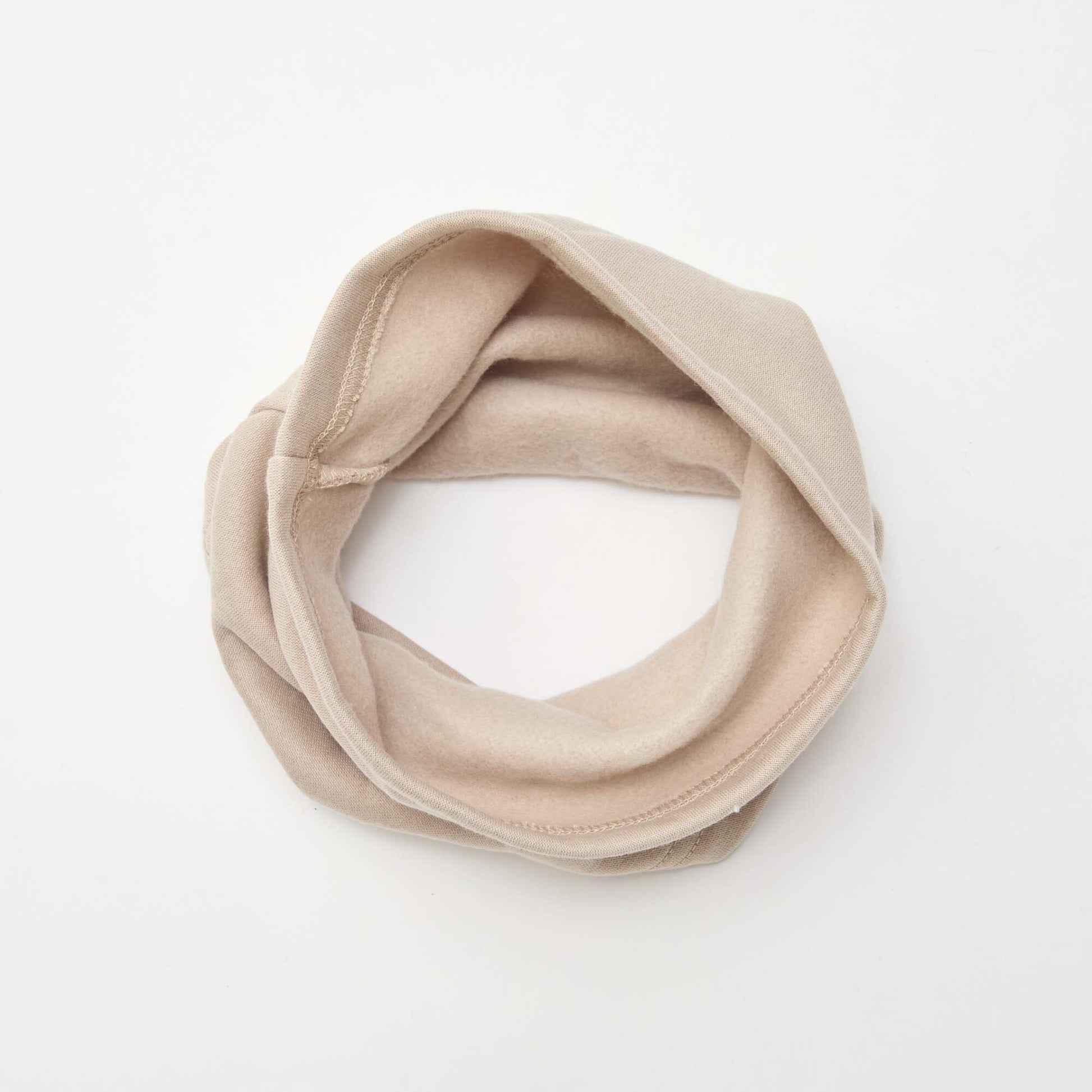 Solid Fleece Snood BEIGE