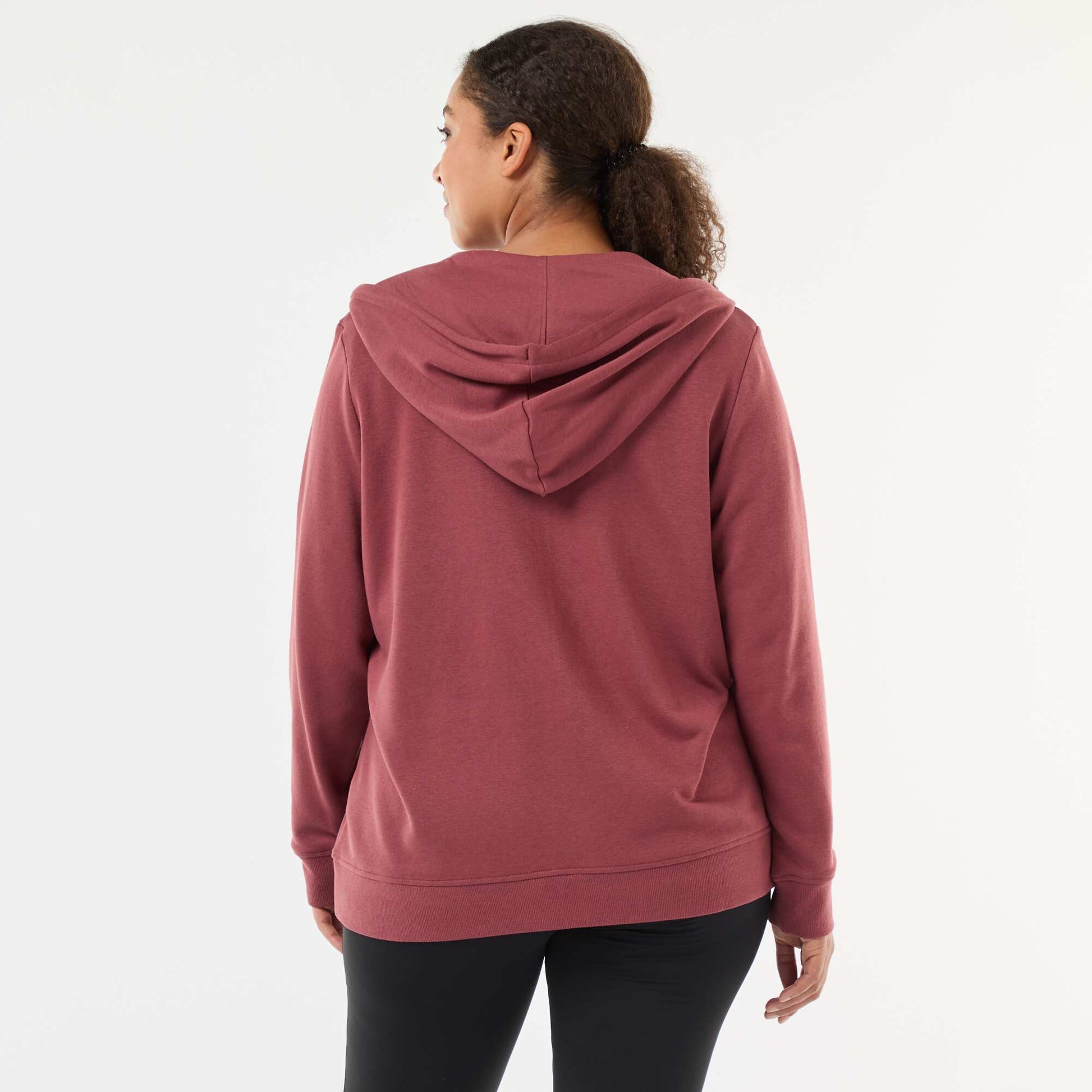 Basic Fleece Sweatshirt RED