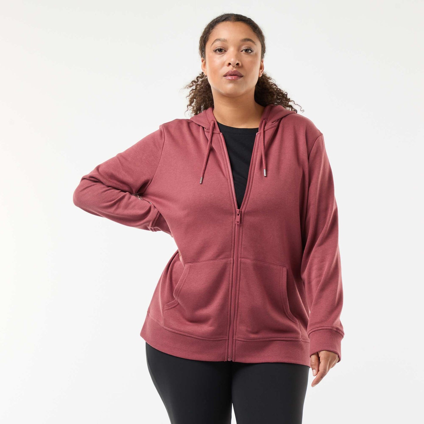 Basic Fleece Sweatshirt RED