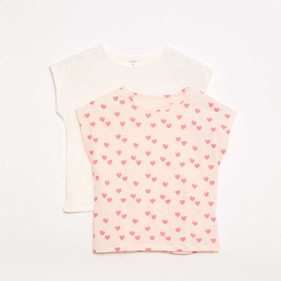 2-Pack of Short-Sleeve T-Shirts - 2 Pieces PINK