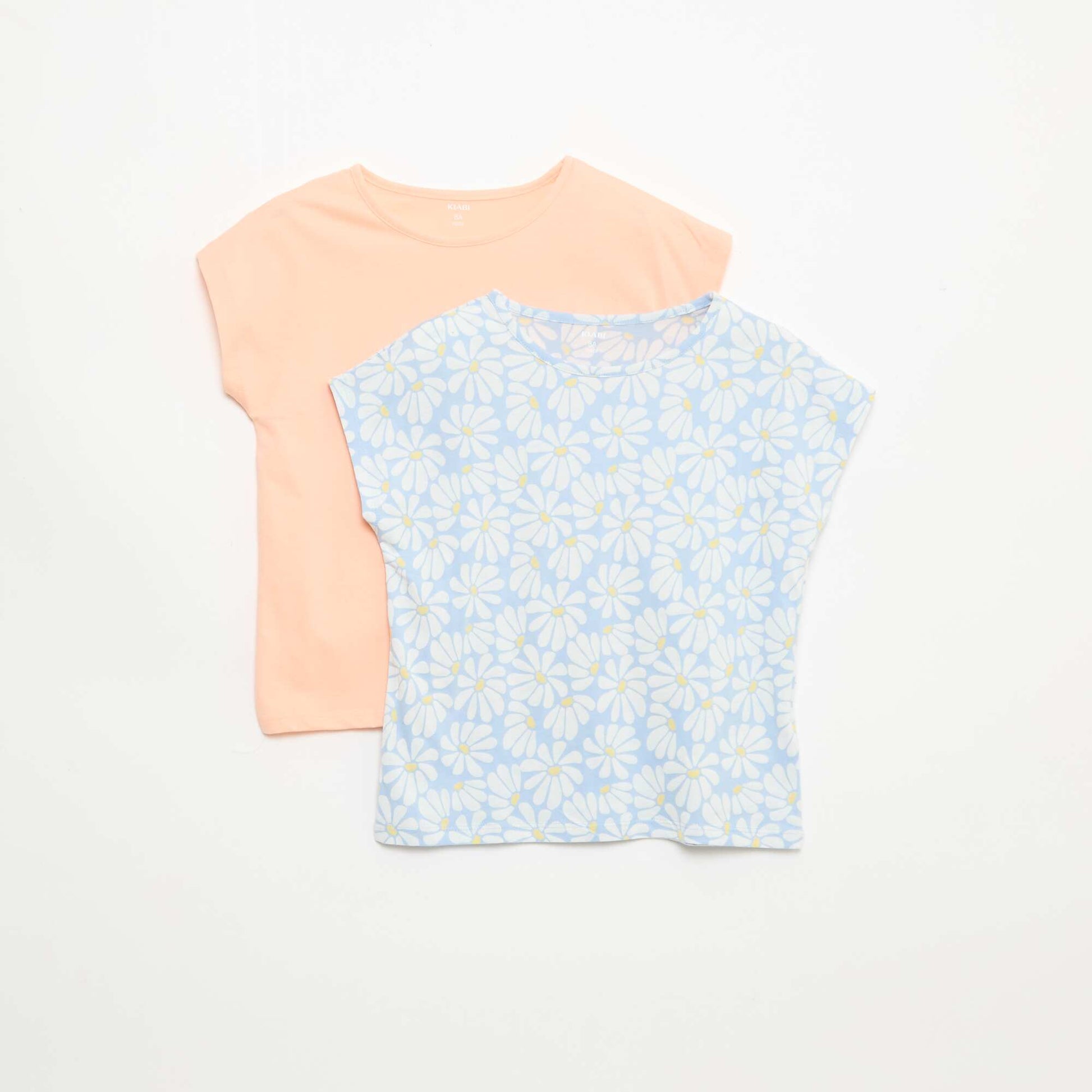 2-Pack of Short-Sleeve T-Shirts - 2 Pieces BLUE