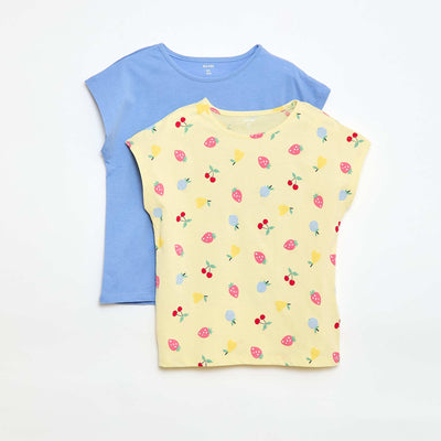 2-Pack of Short-Sleeve T-Shirts - 2 Pieces YELLOW