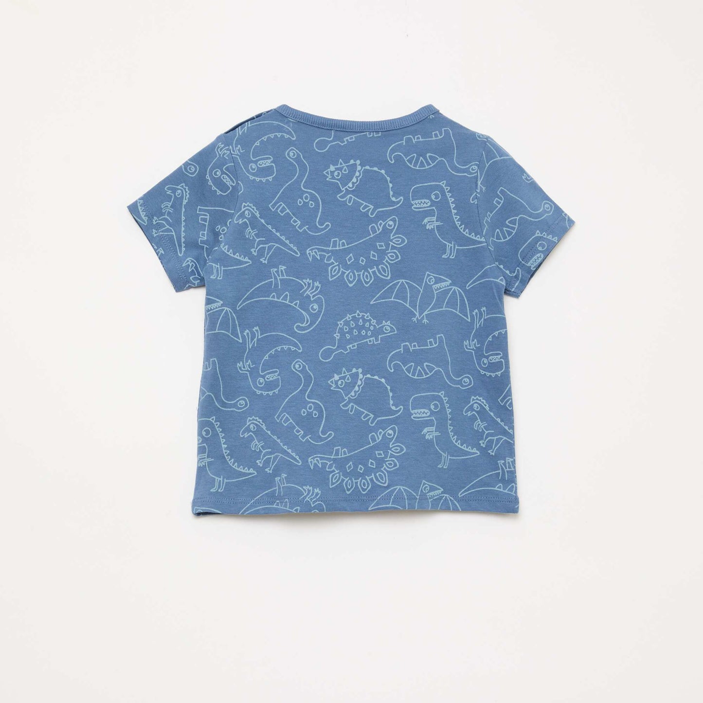 Short Pajama Set T-Shirt + Shorts - 2 Piece BLUE