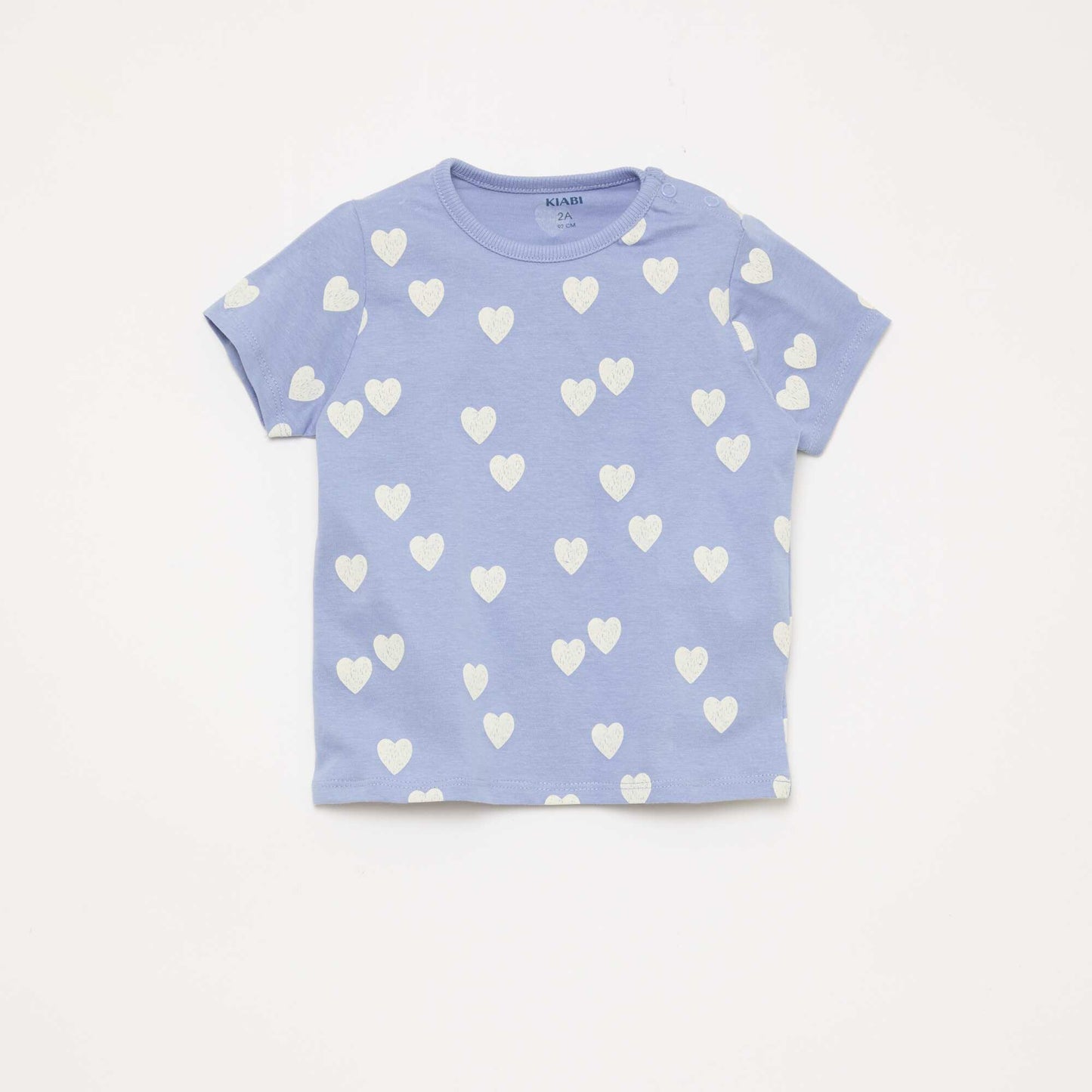 Short Pajama Set T-Shirt + Shorts - 2 Piece BLUE