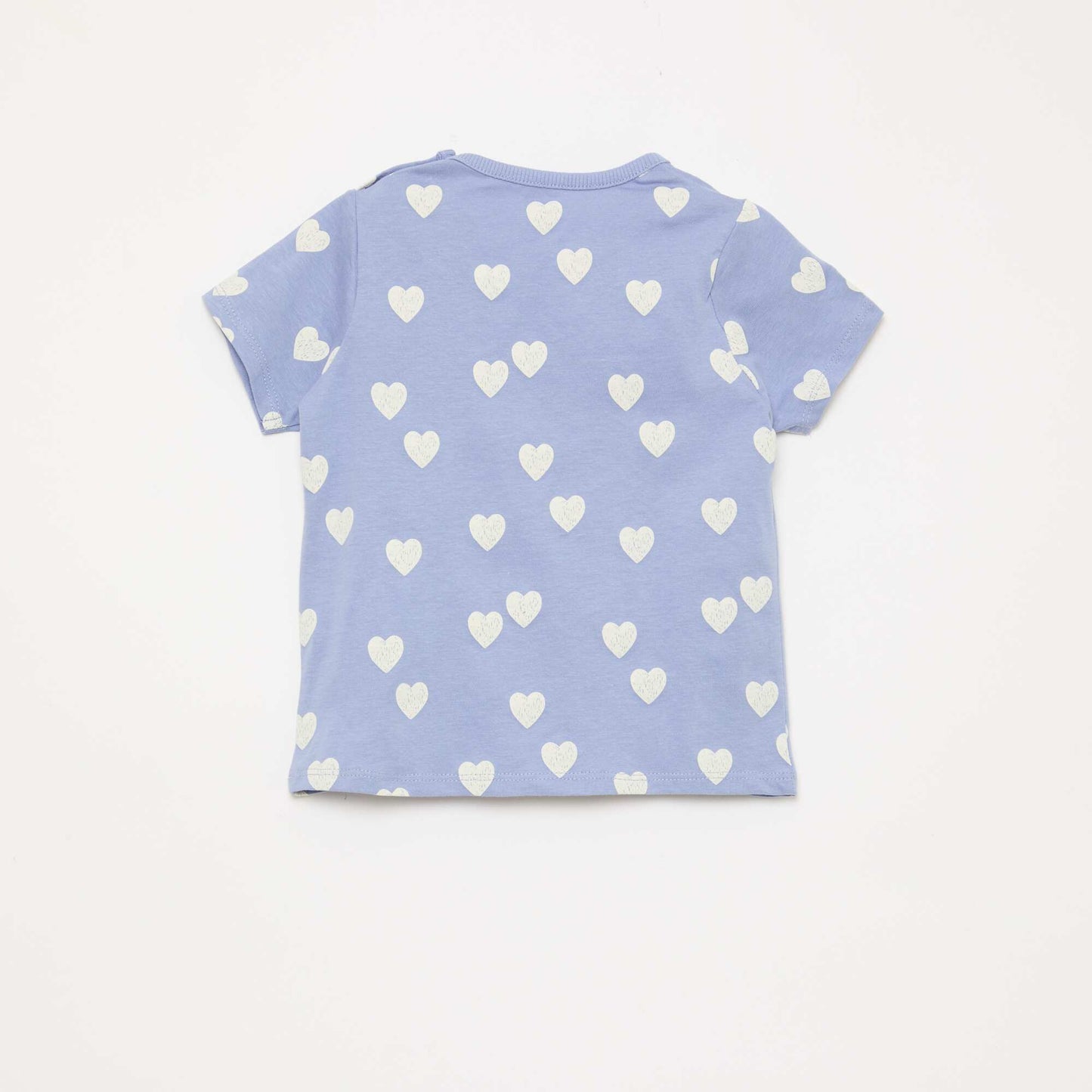 Short Pajama Set T-Shirt + Shorts - 2 Piece BLUE