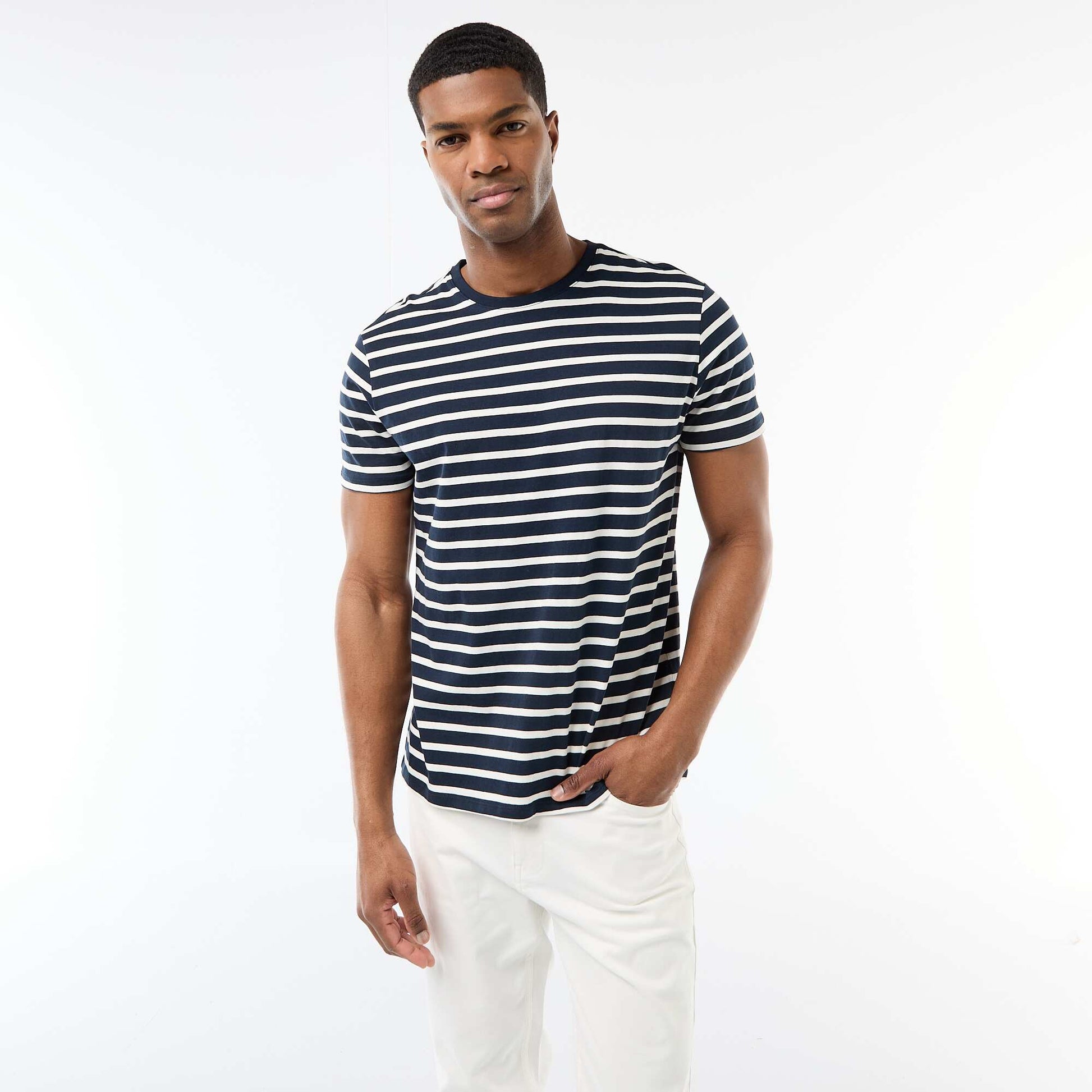 Striped T-shirt BLUE