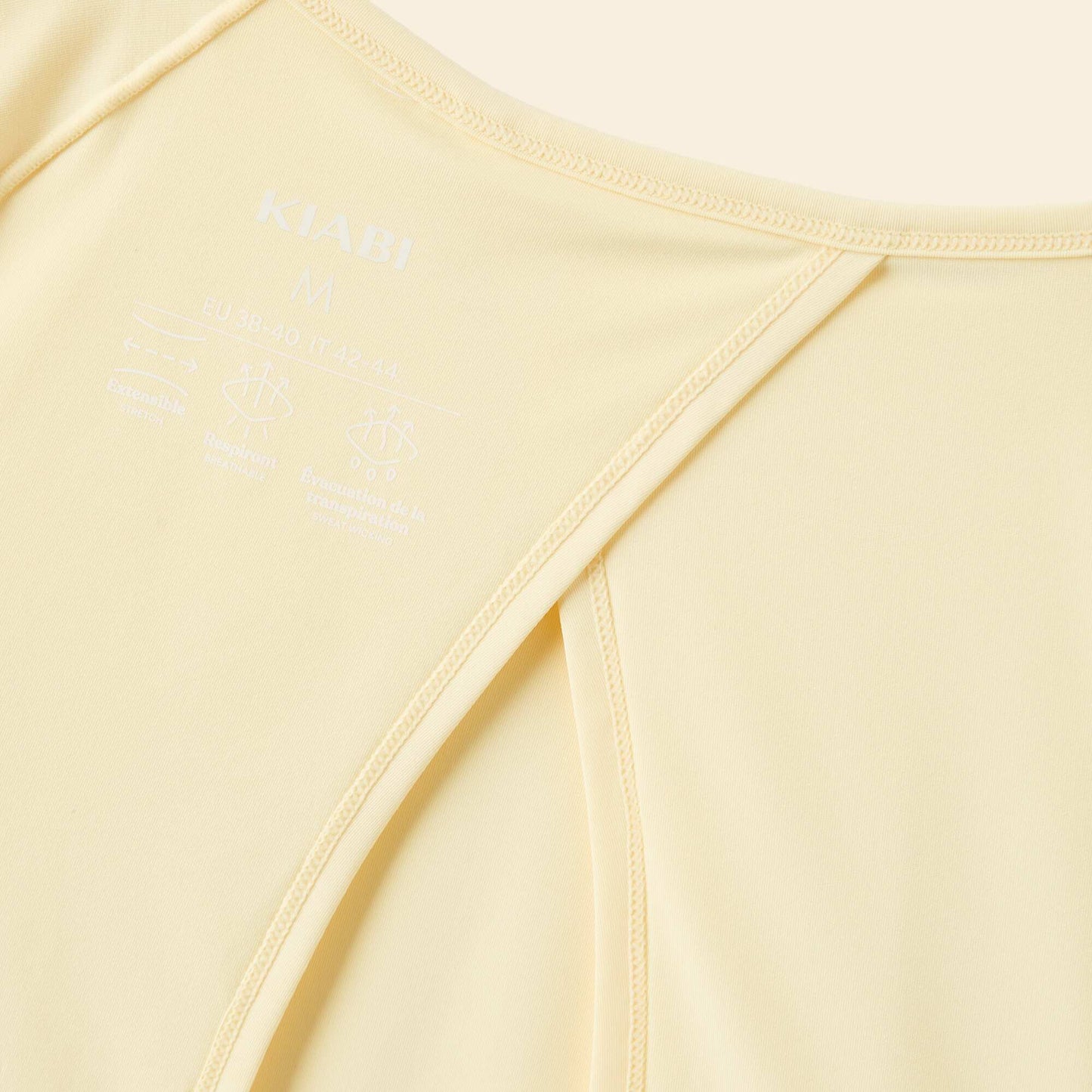 Flowy T-shirt with Back Slit YELLOW