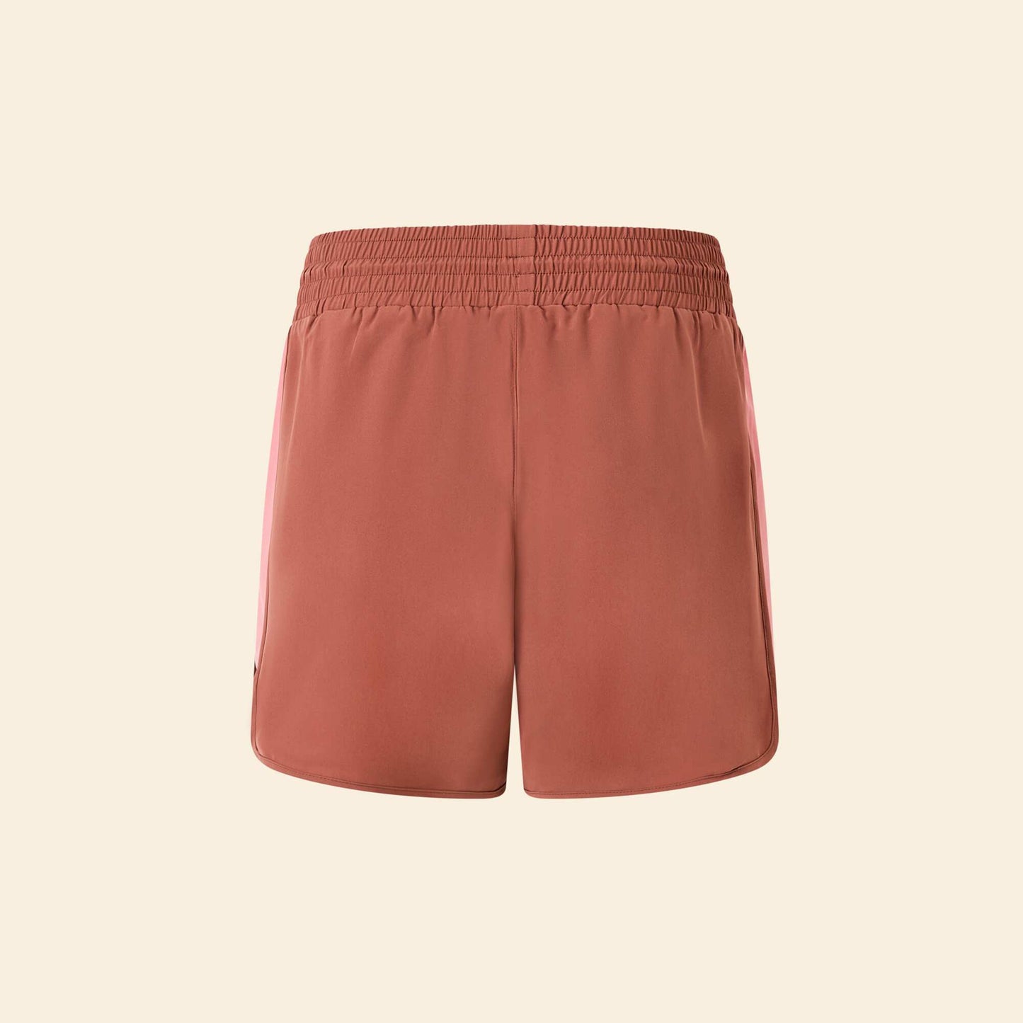 Color Block Sports Shorts BROWN