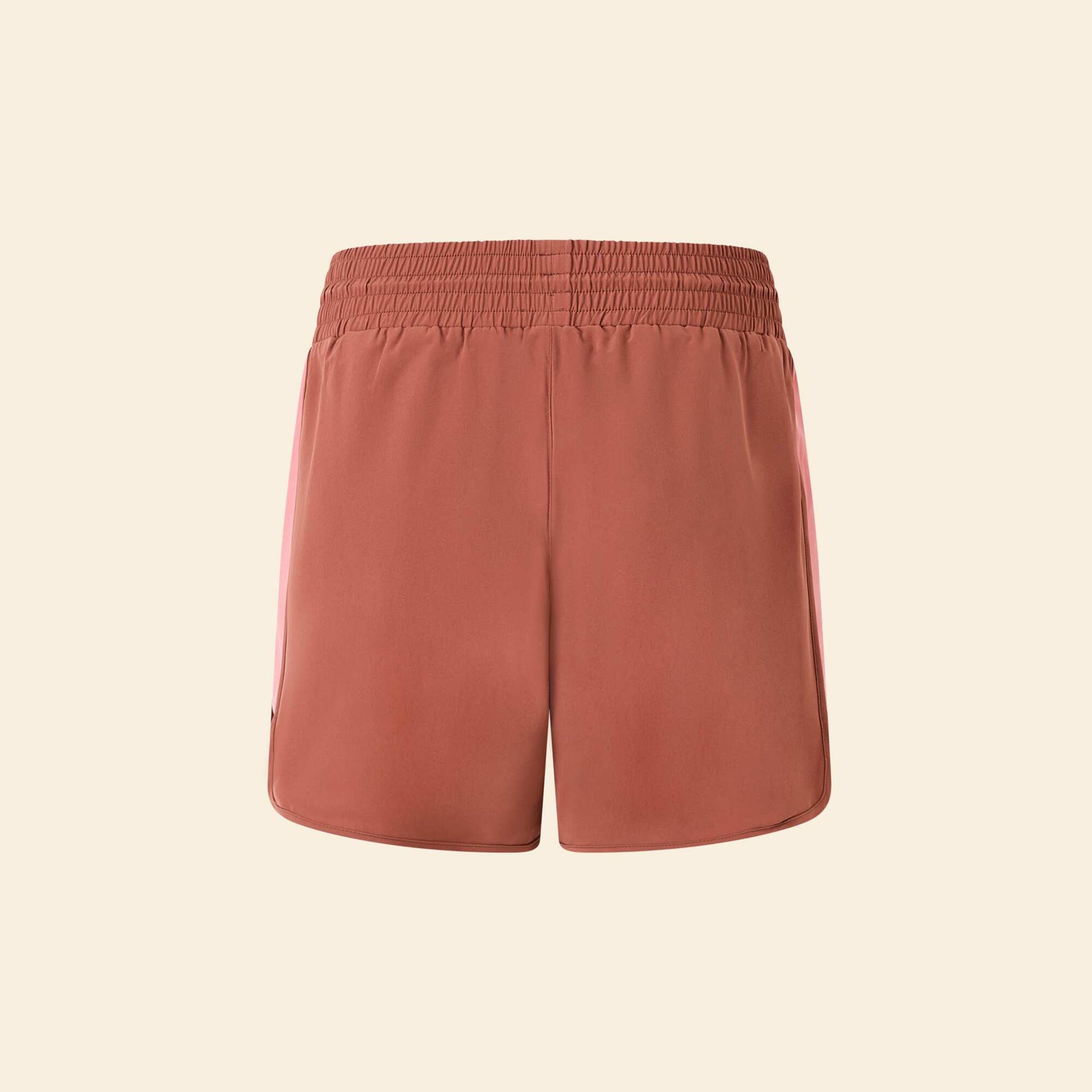 Color Block Sports Shorts BROWN