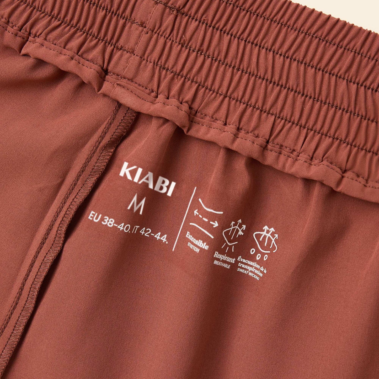 Color Block Sports Shorts BROWN
