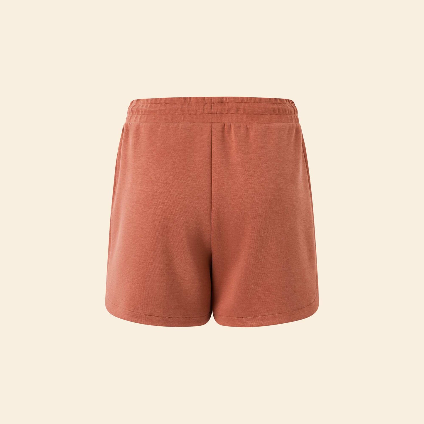 Oversized Sports Shorts BROWN