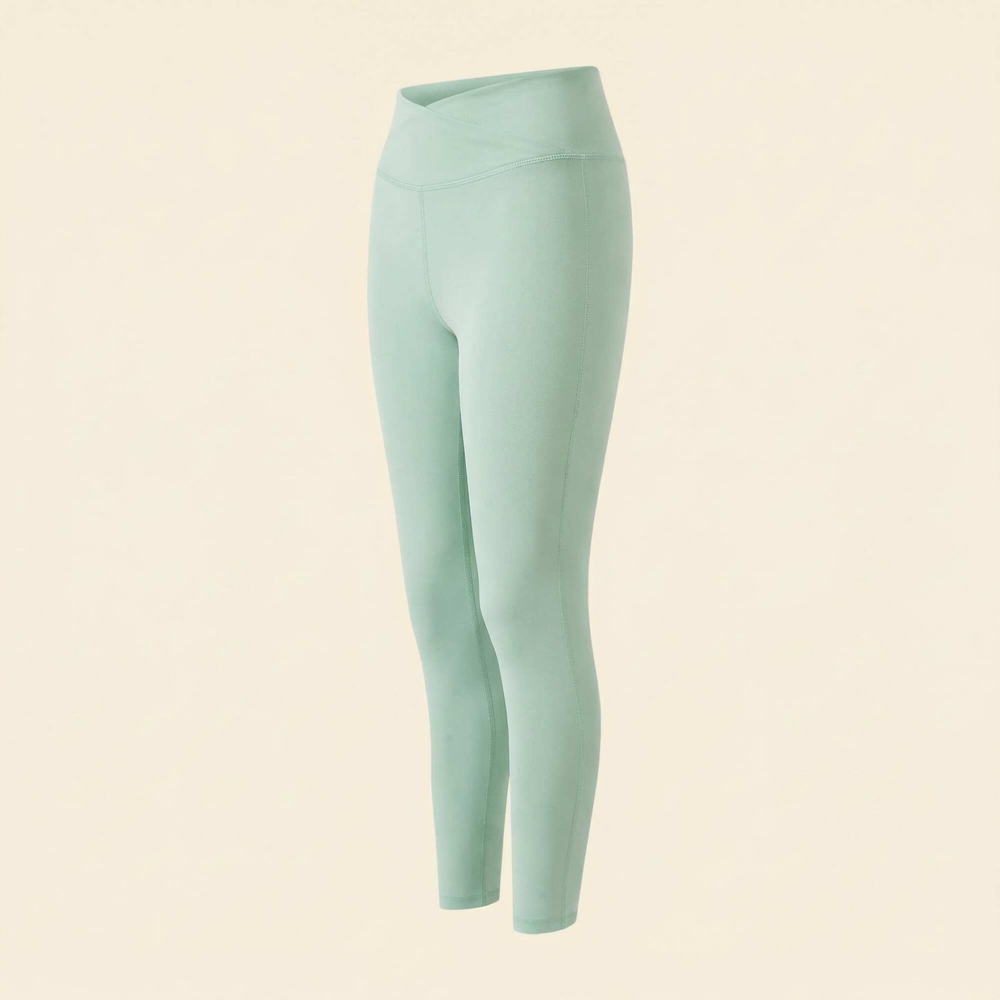 Twist Waist Sports Leggings GREEN