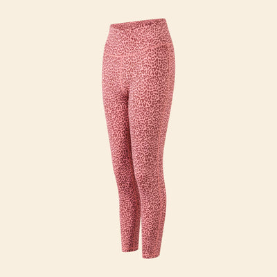 Leopard Print Sports Leggings PINK