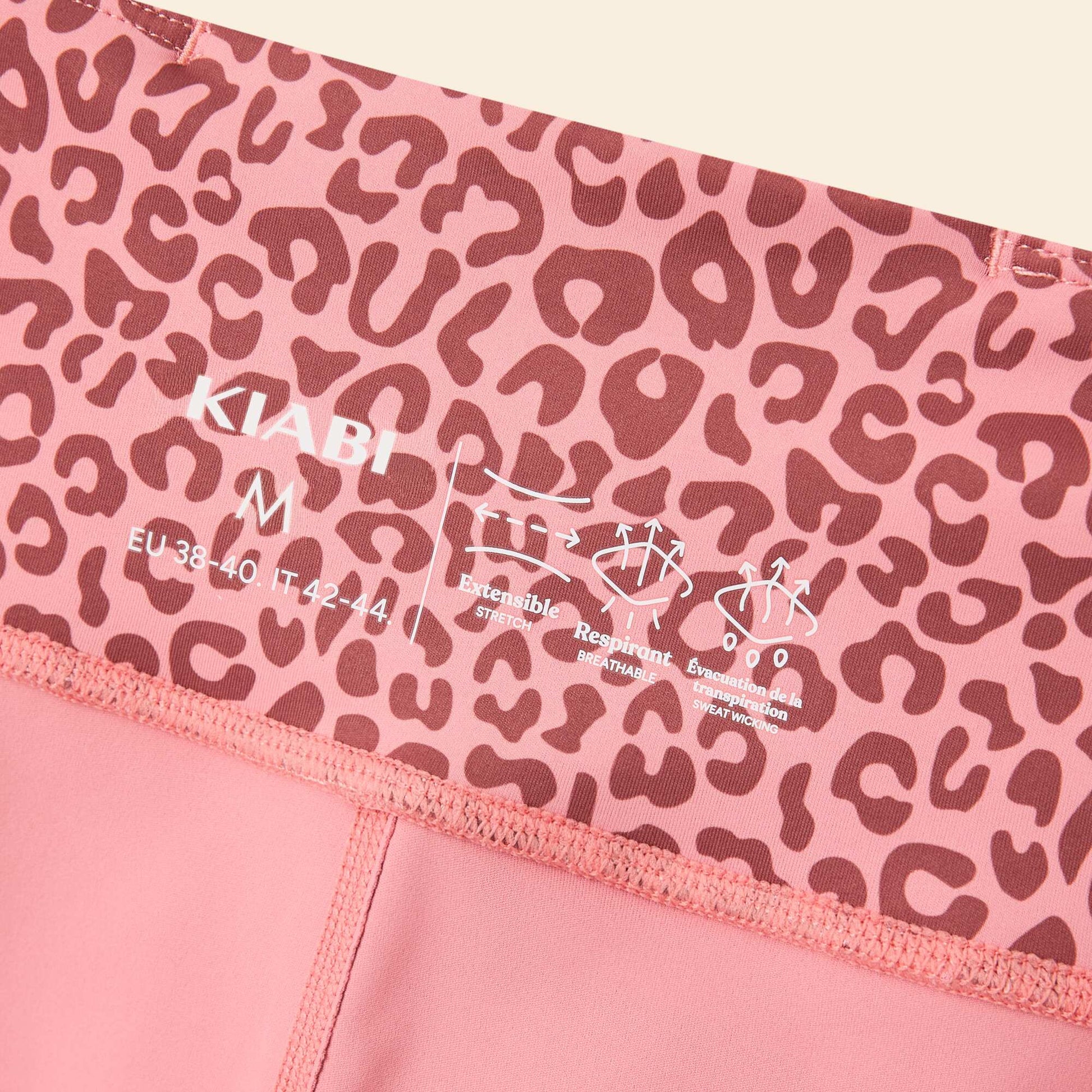 Leopard Print Sports Leggings PINK