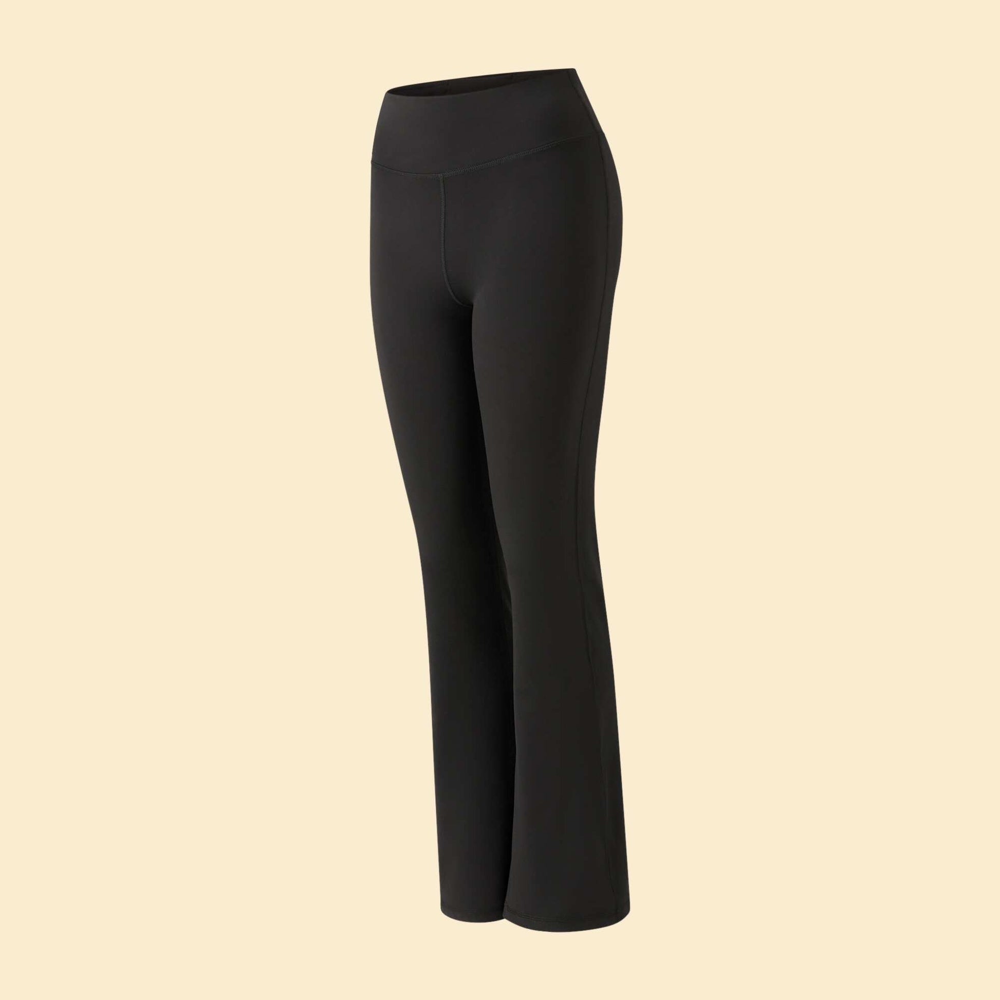 Flare Sports Leggings BLACK