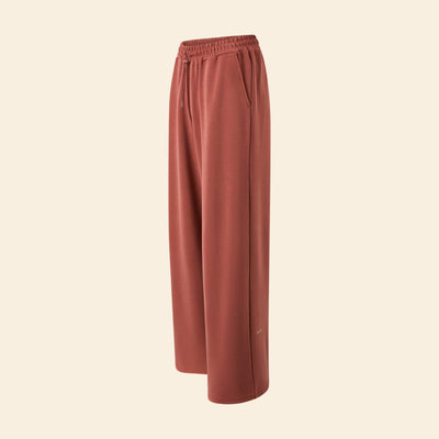 Wide Leg Sports Joggers BROWN