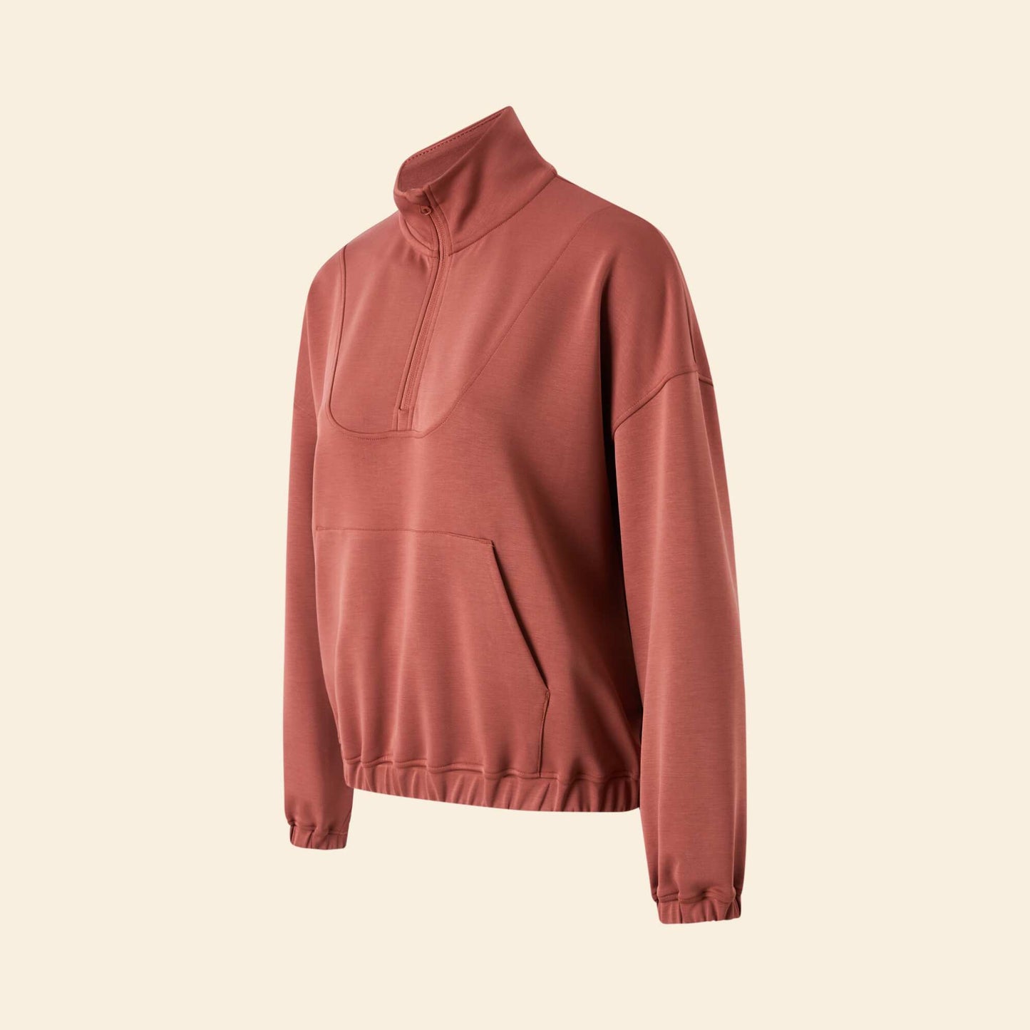 Trucker Collar Sports Jacket BROWN