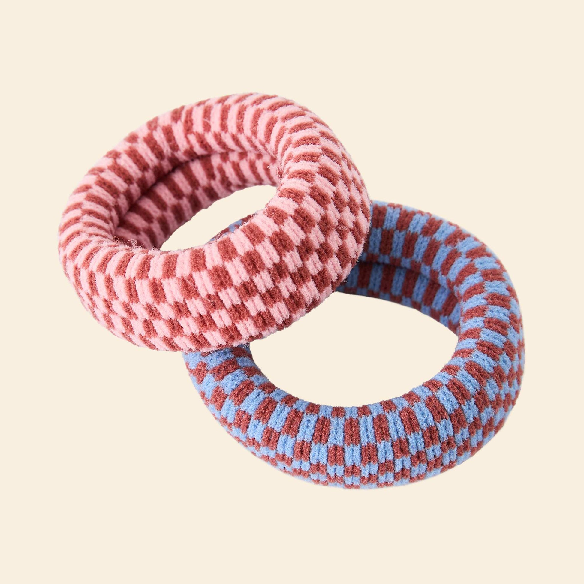 2-Pack Hair Ties BROWN