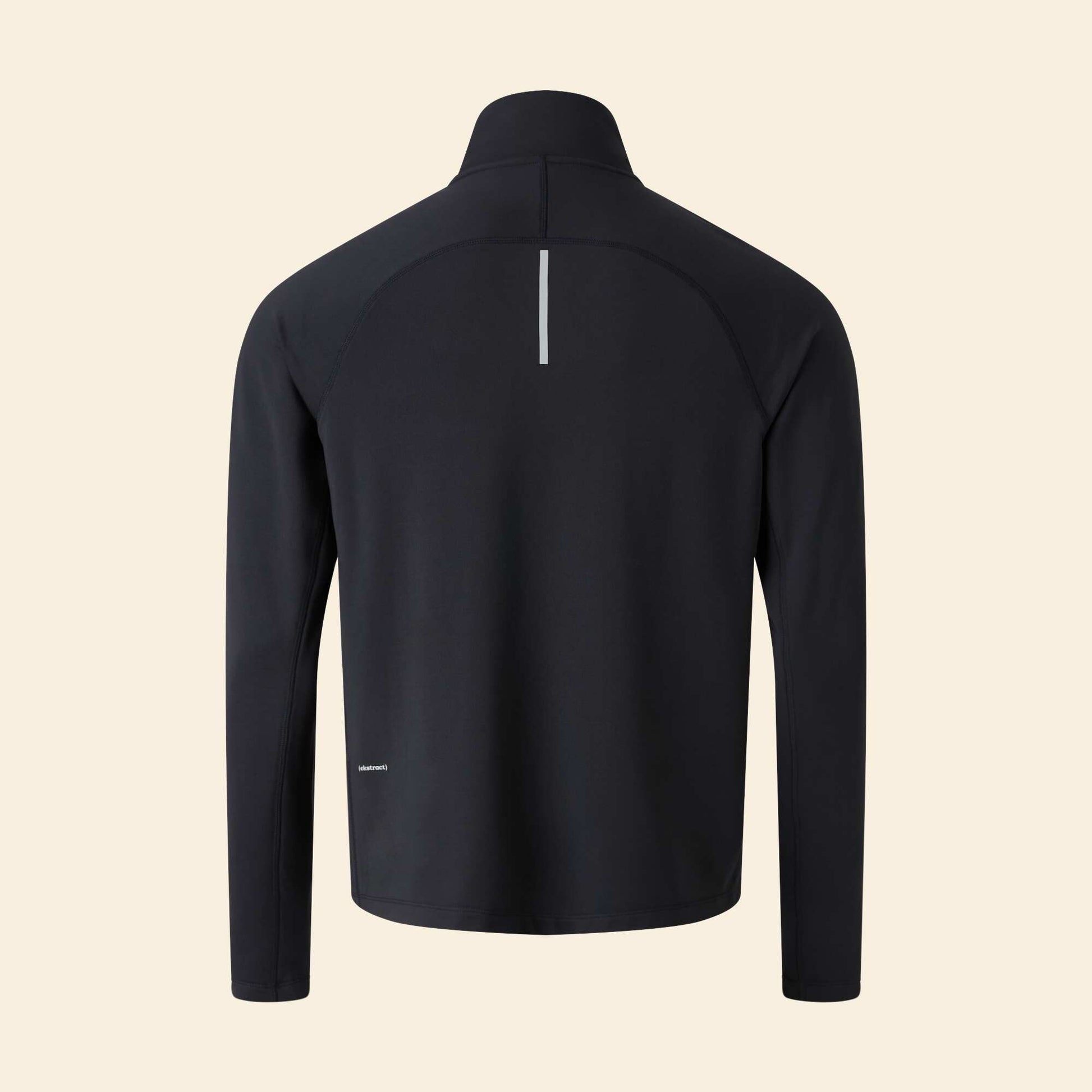 Zip-Up Sports Vest BLACK