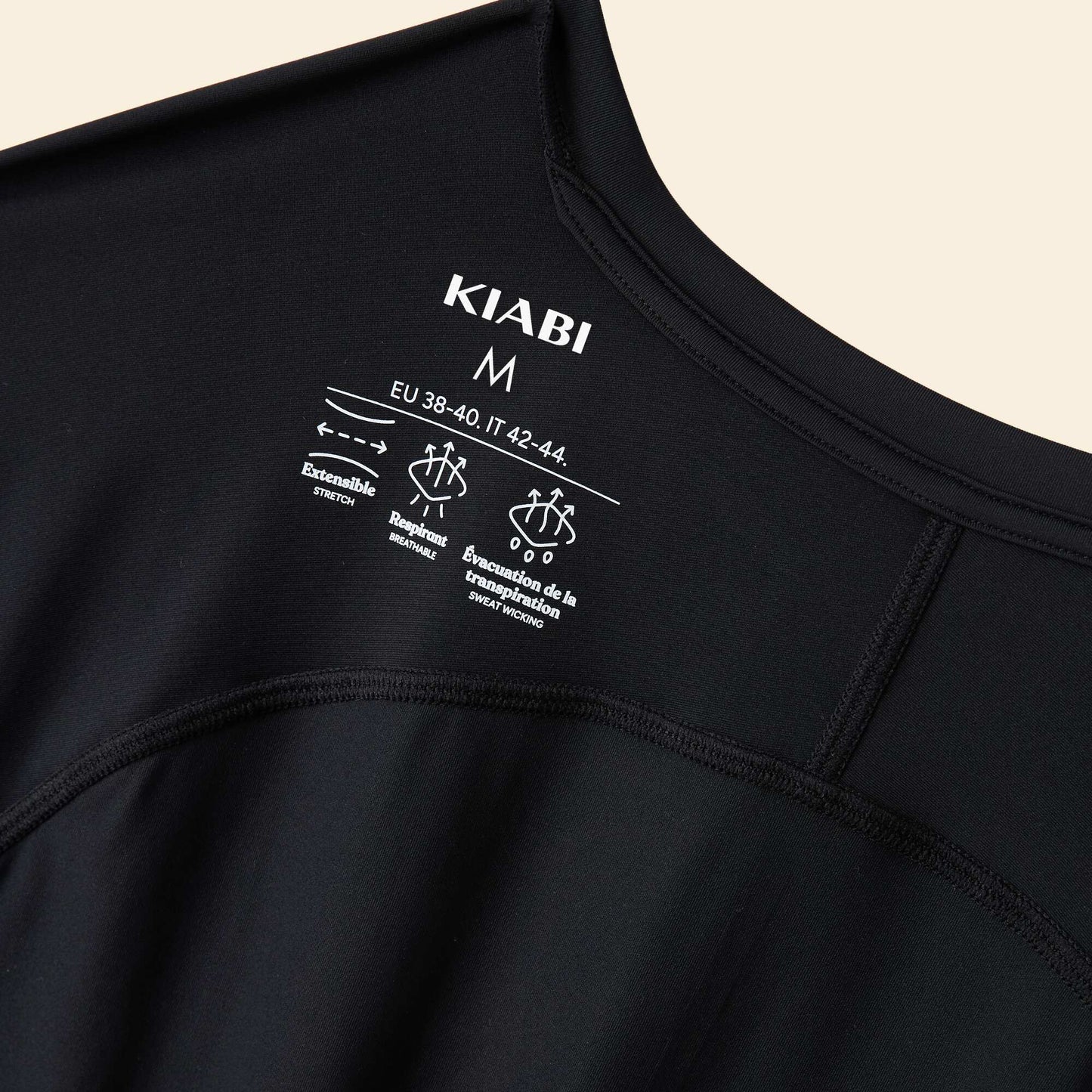 Reflective Detail Sports T-Shirt BLACK