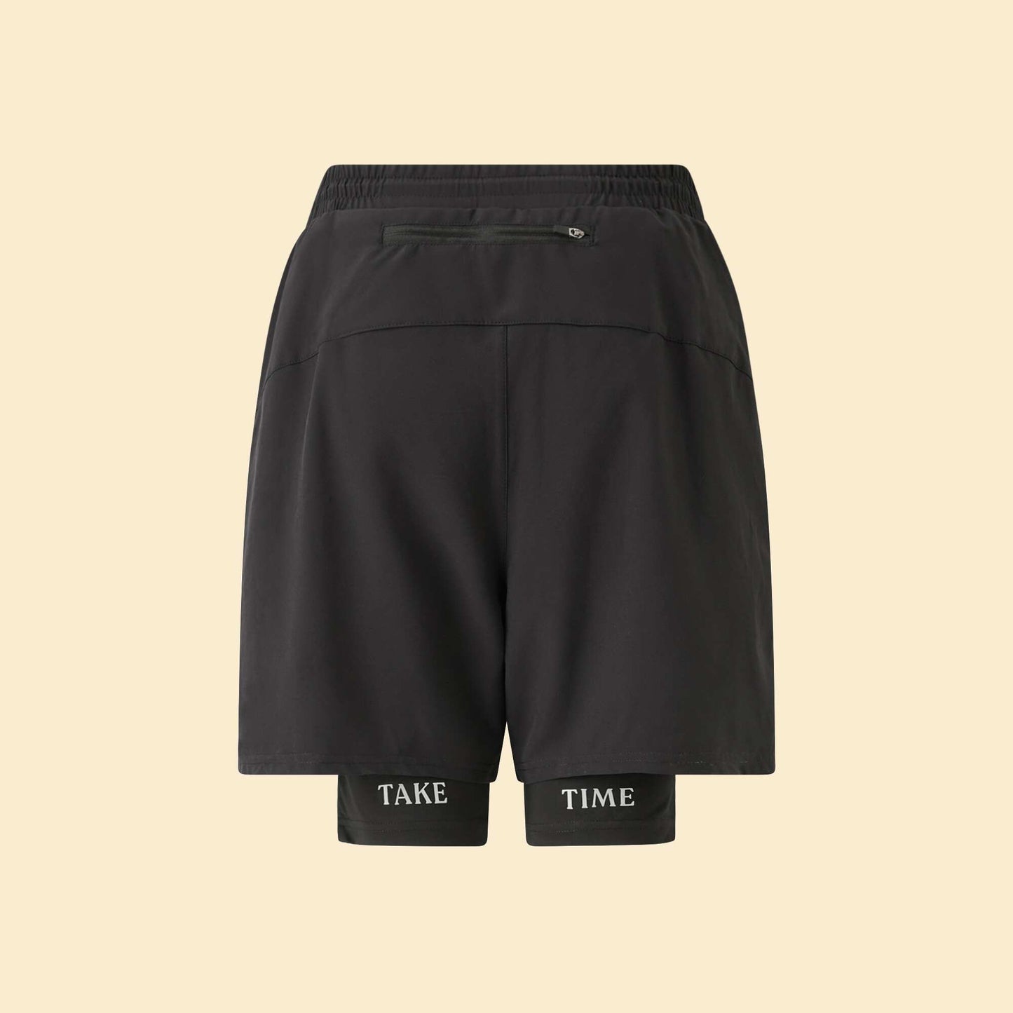 2-in-1 Sports Shorts BLACK