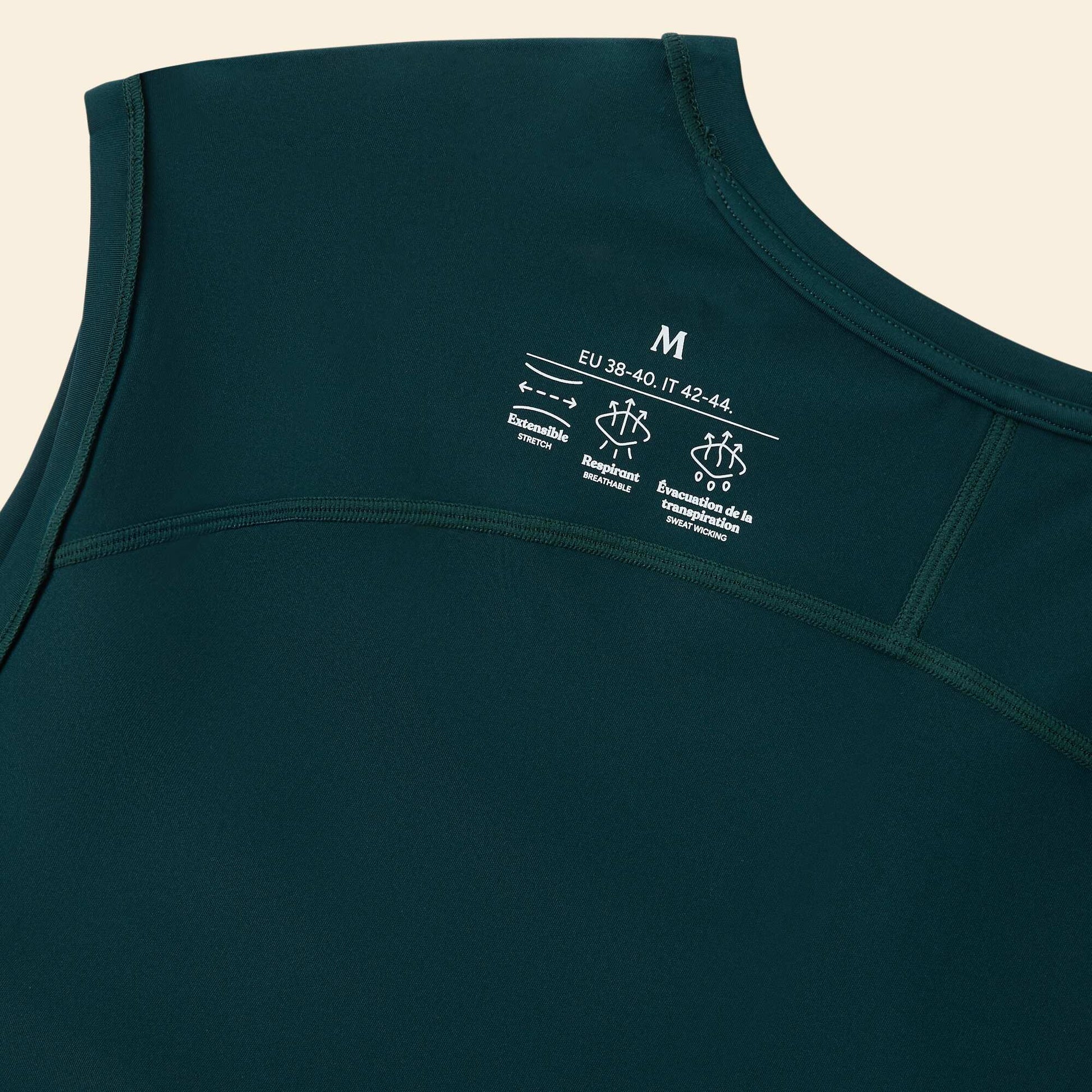 Sports Tank Top with Mesh Sides GREEN