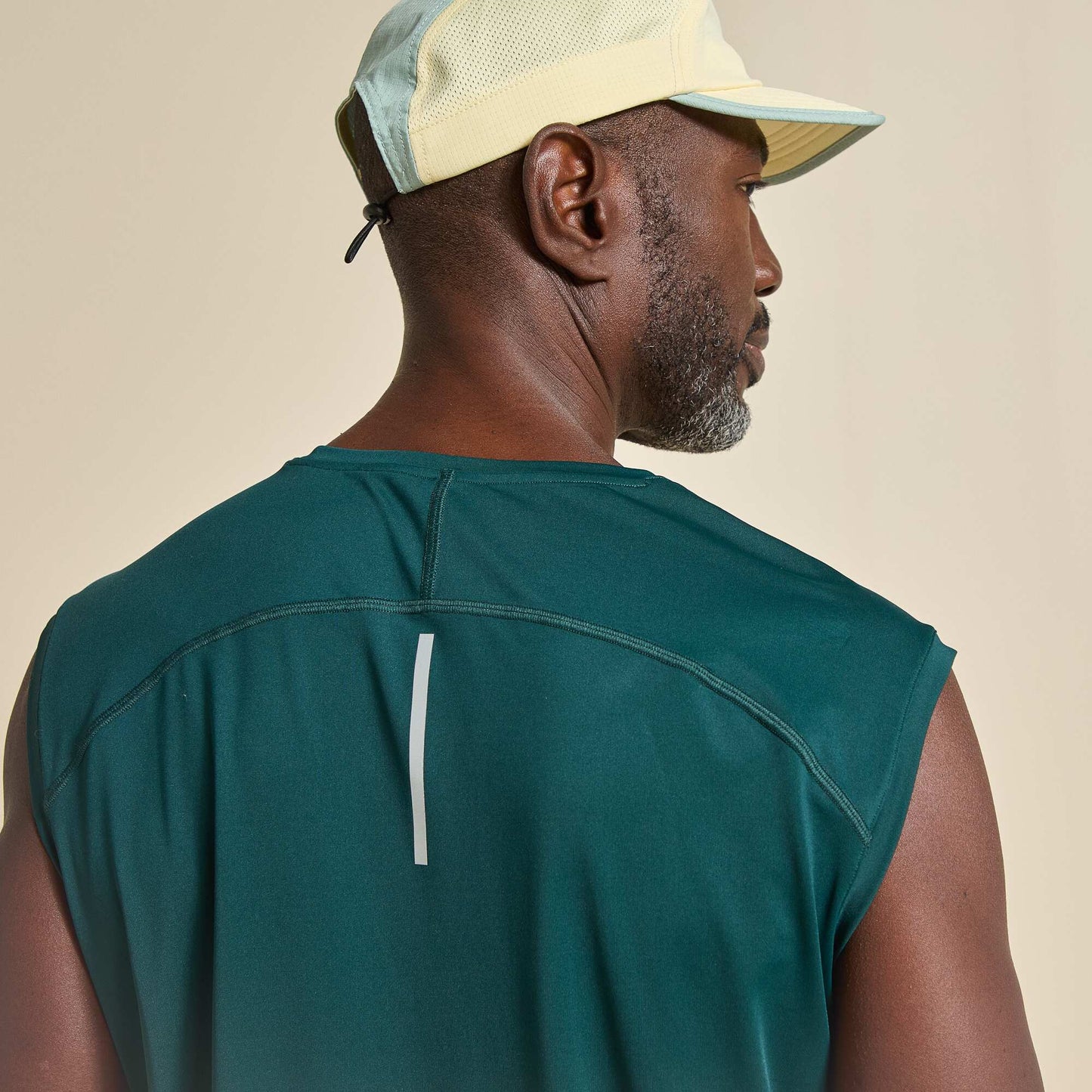 Sports Tank Top with Mesh Sides GREEN