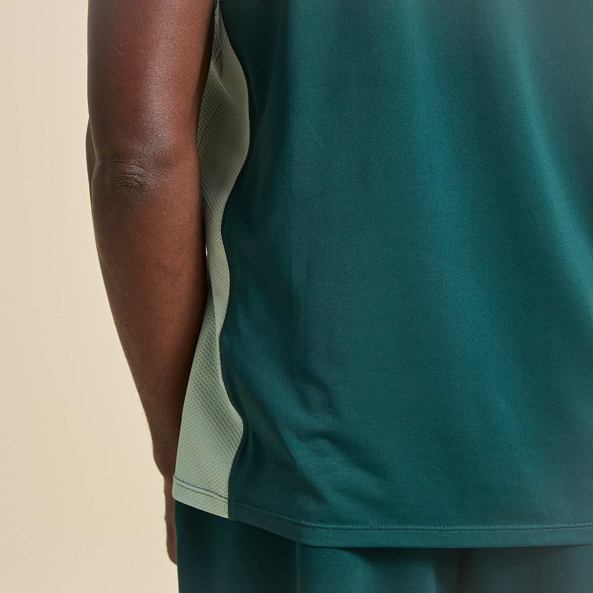 Sports Tank Top with Mesh Sides GREEN