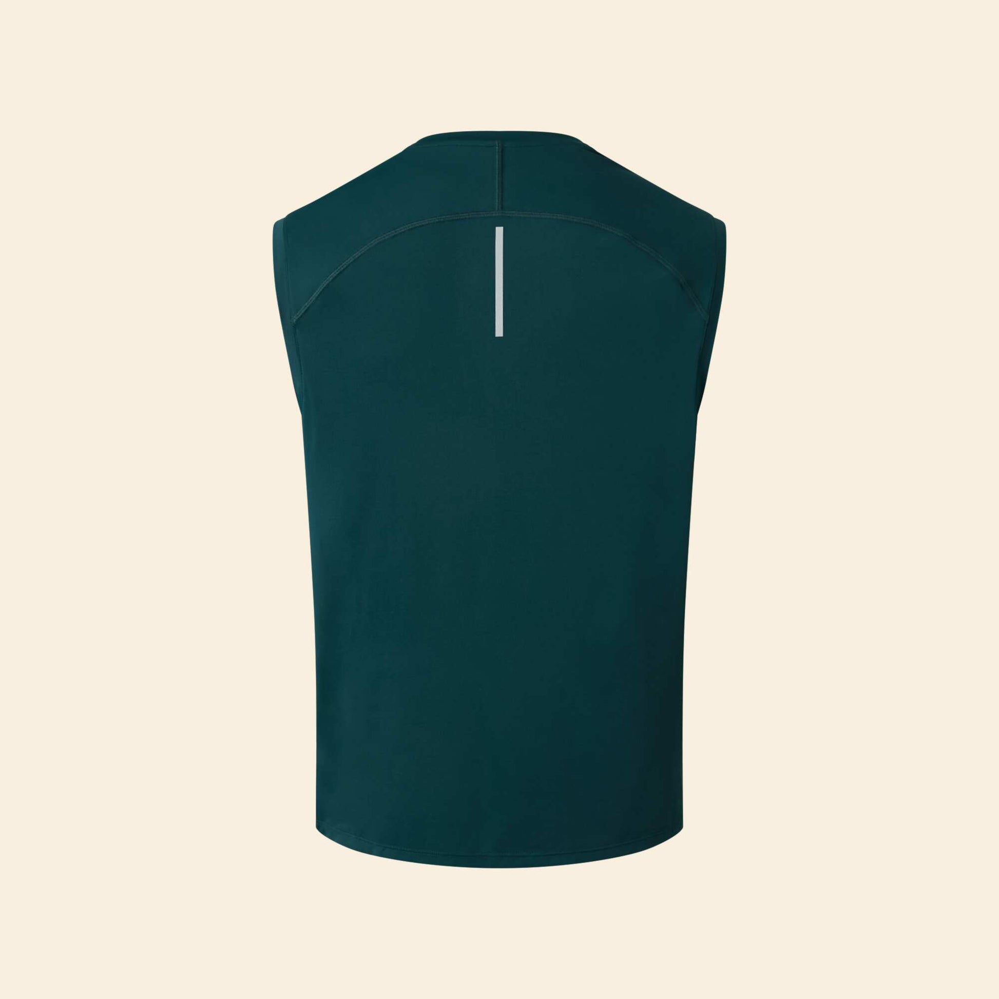Sports Tank Top with Mesh Sides GREEN