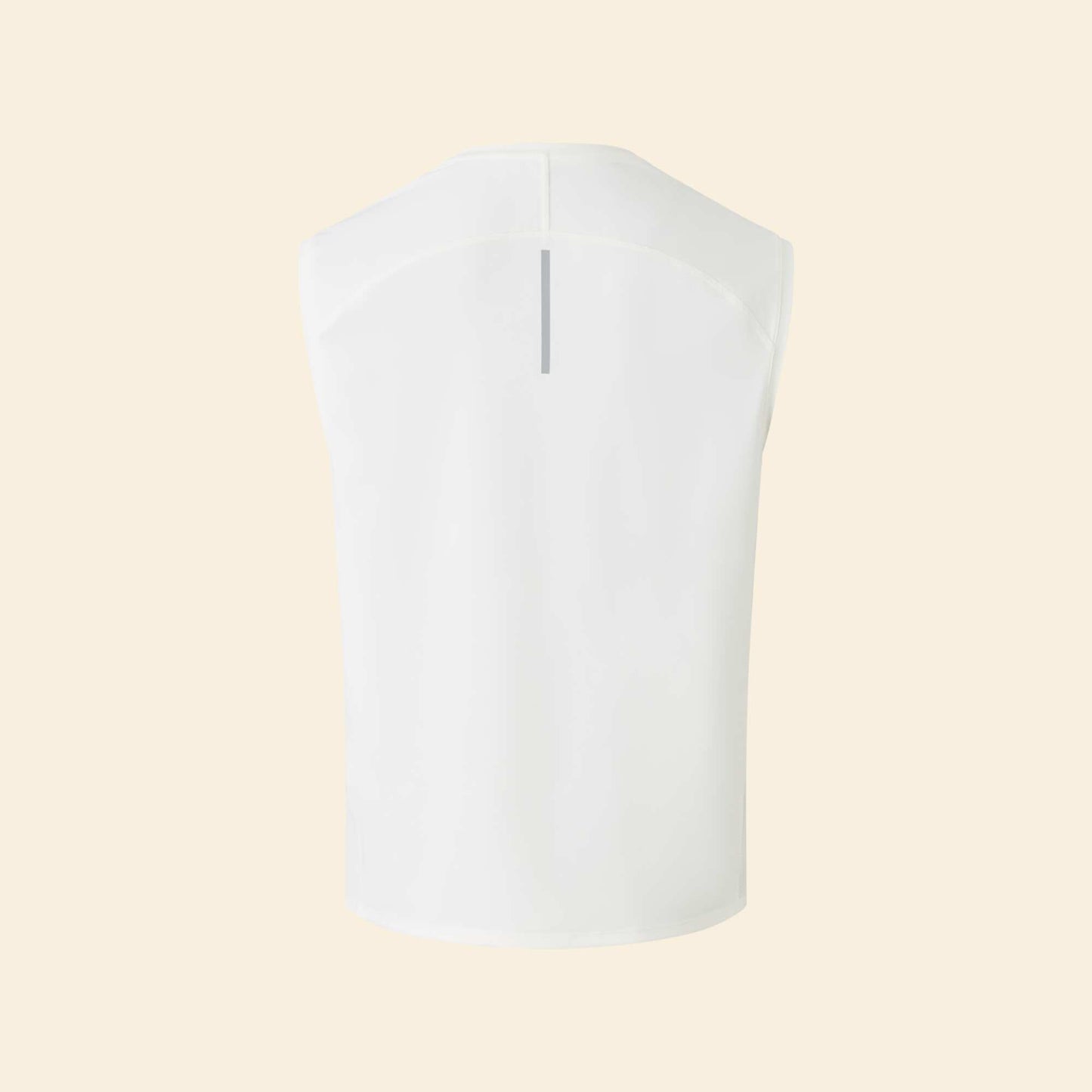 Sports Tank Top with Mesh Sides WHITE