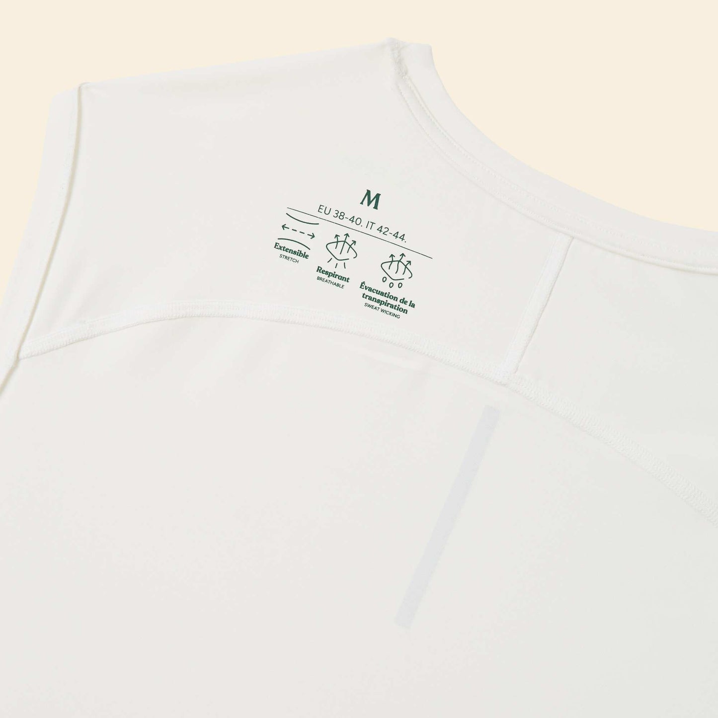 Sports Tank Top with Mesh Sides WHITE