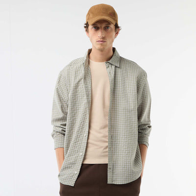 Checked Shirt KHAKI