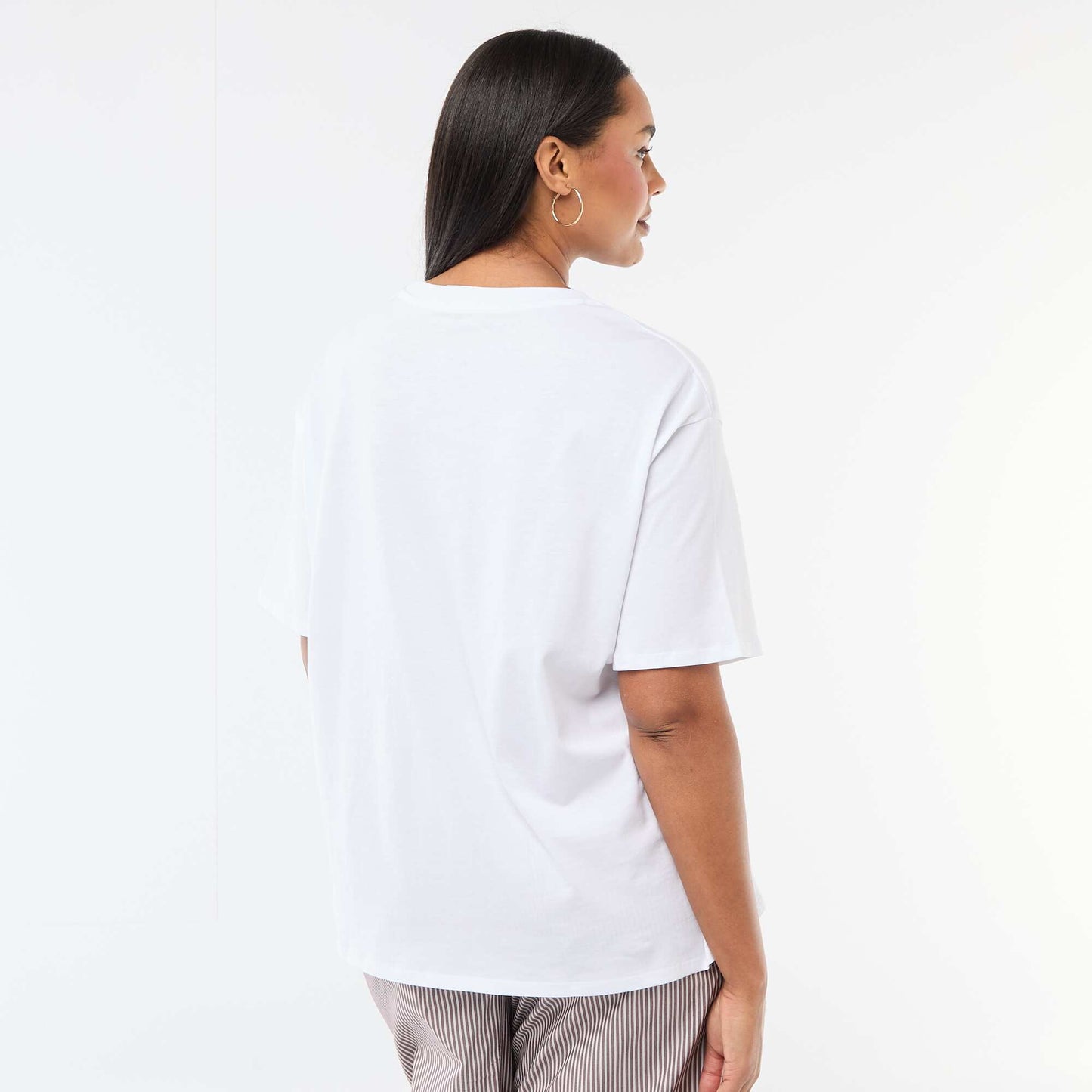 Oversized Short-Sleeve T-Shirt WHITE
