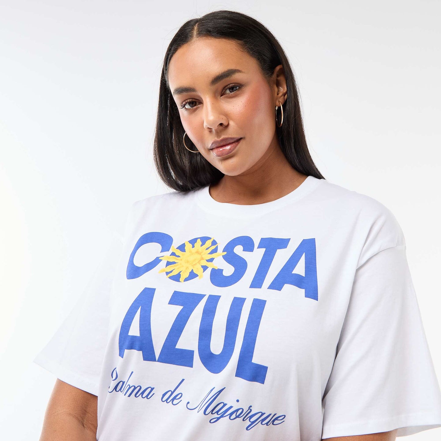 Oversized Short-Sleeve T-Shirt WHITE