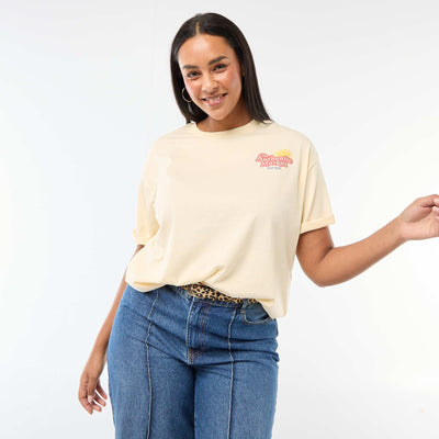 Oversized Short-Sleeve T-Shirt YELLOW