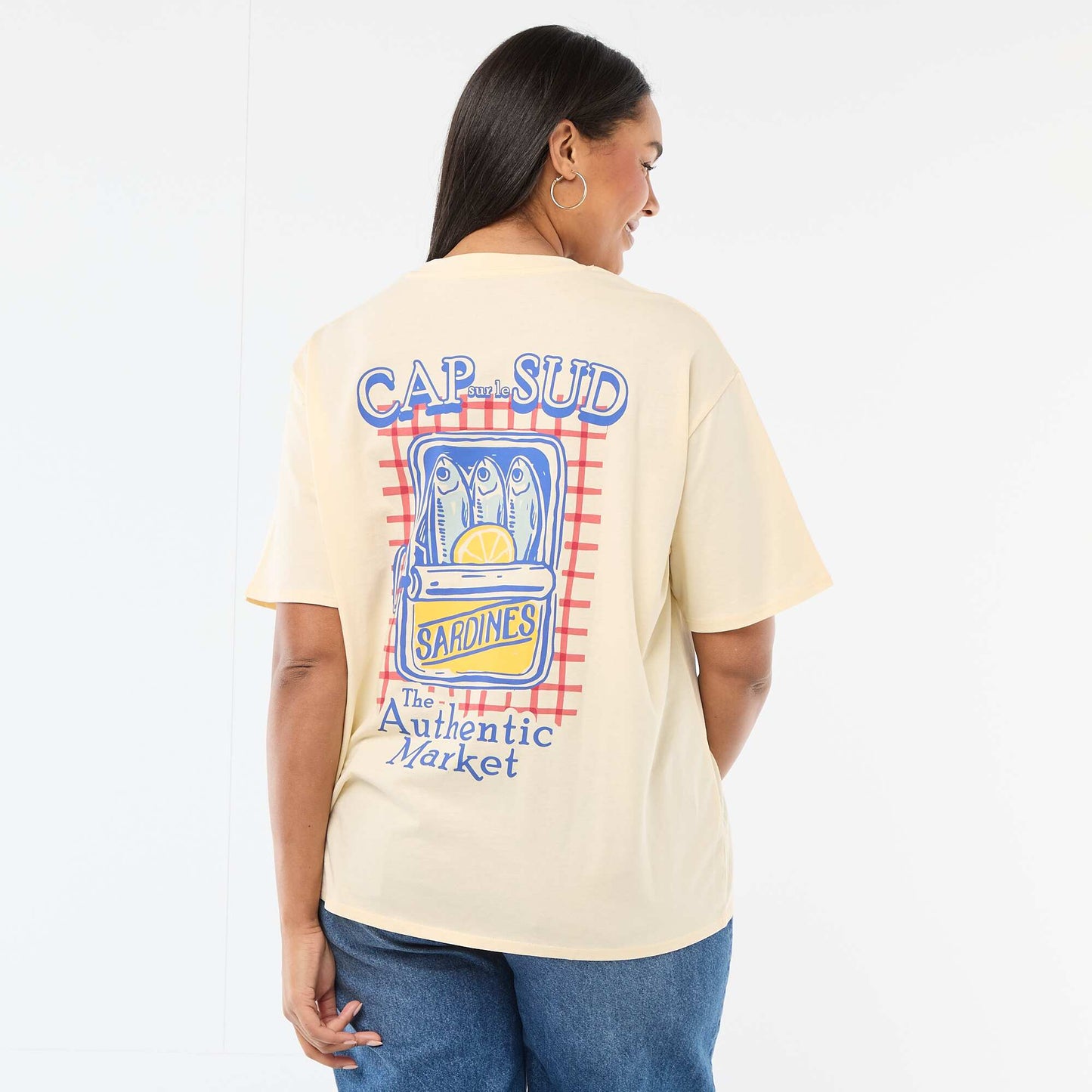 Oversized Short-Sleeve T-Shirt YELLOW