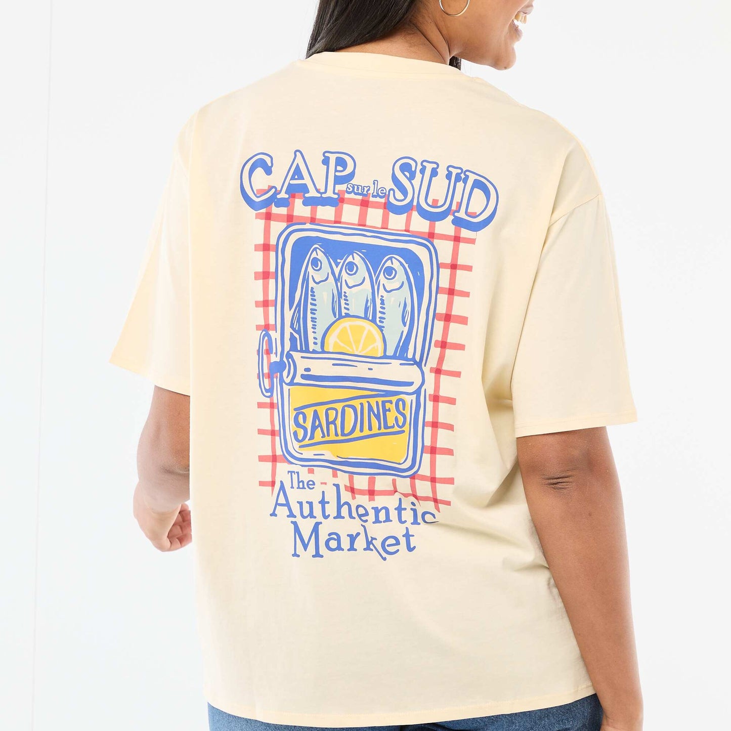 Oversized Short-Sleeve T-Shirt YELLOW
