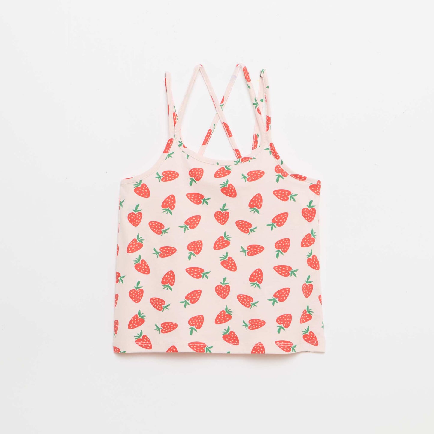 Set of 2 Tank Tops  1 Printed PINK