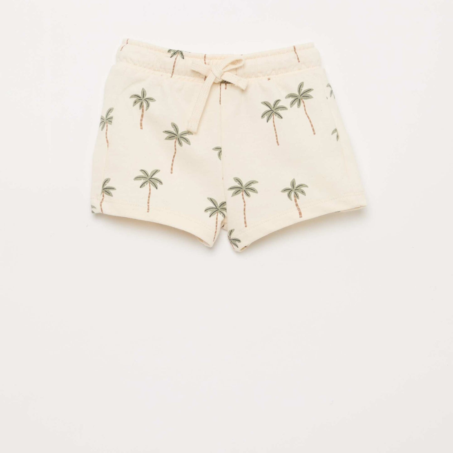 Patterned T-shirt + Shorts Set - 2 pieces WHITE