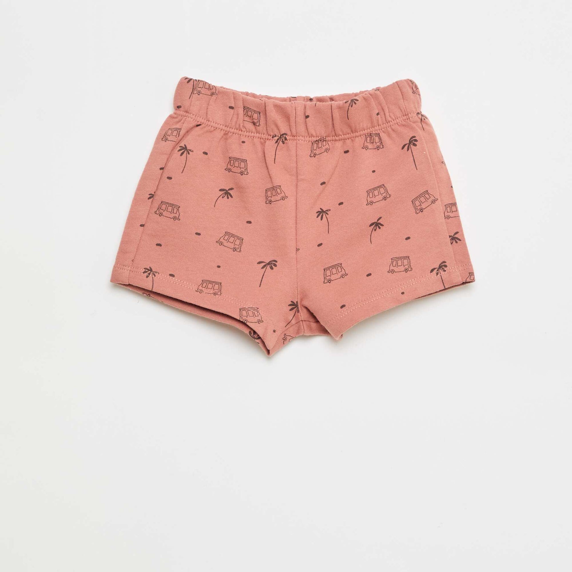 Cotton Summer Pajama Set BEIGE