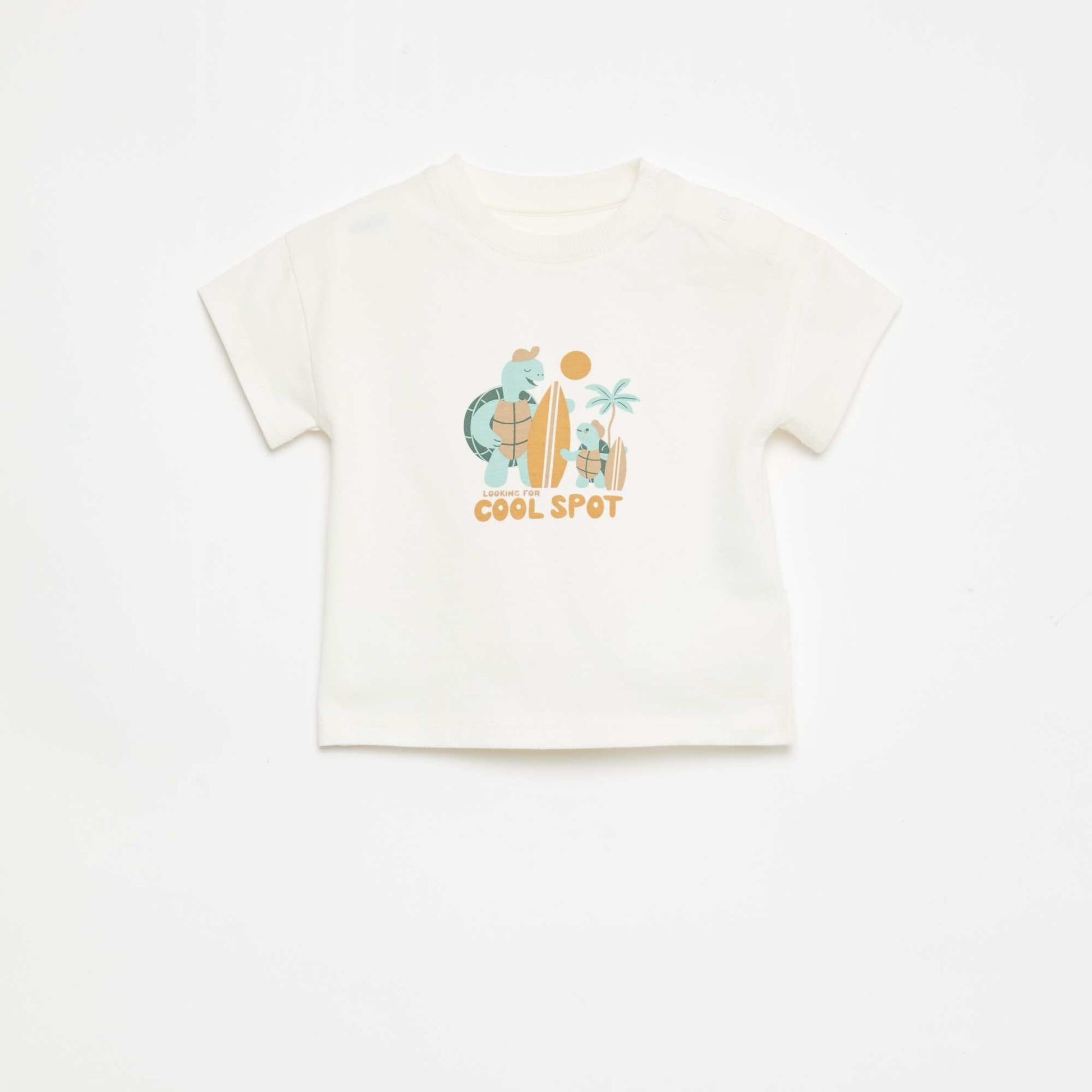 Cotton Summer Pajama Set WHITE