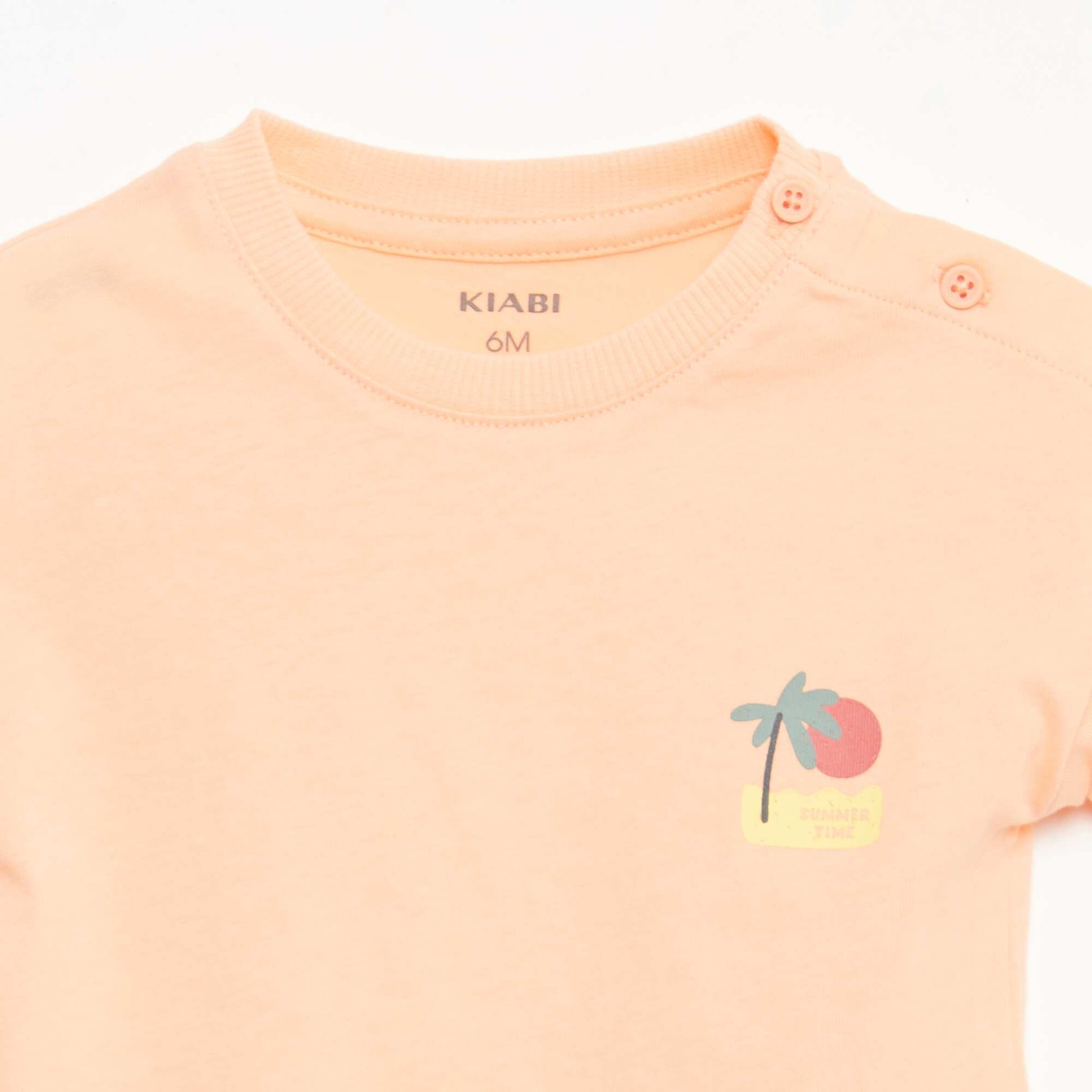 2-Piece Short and T-Shirt Set ORANGE
