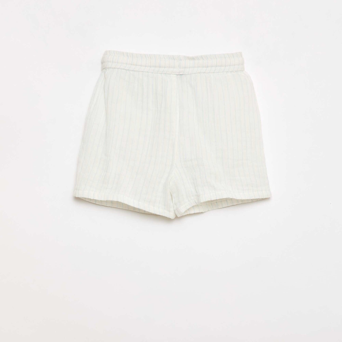 Two-piece shirt and shorts set WHITE